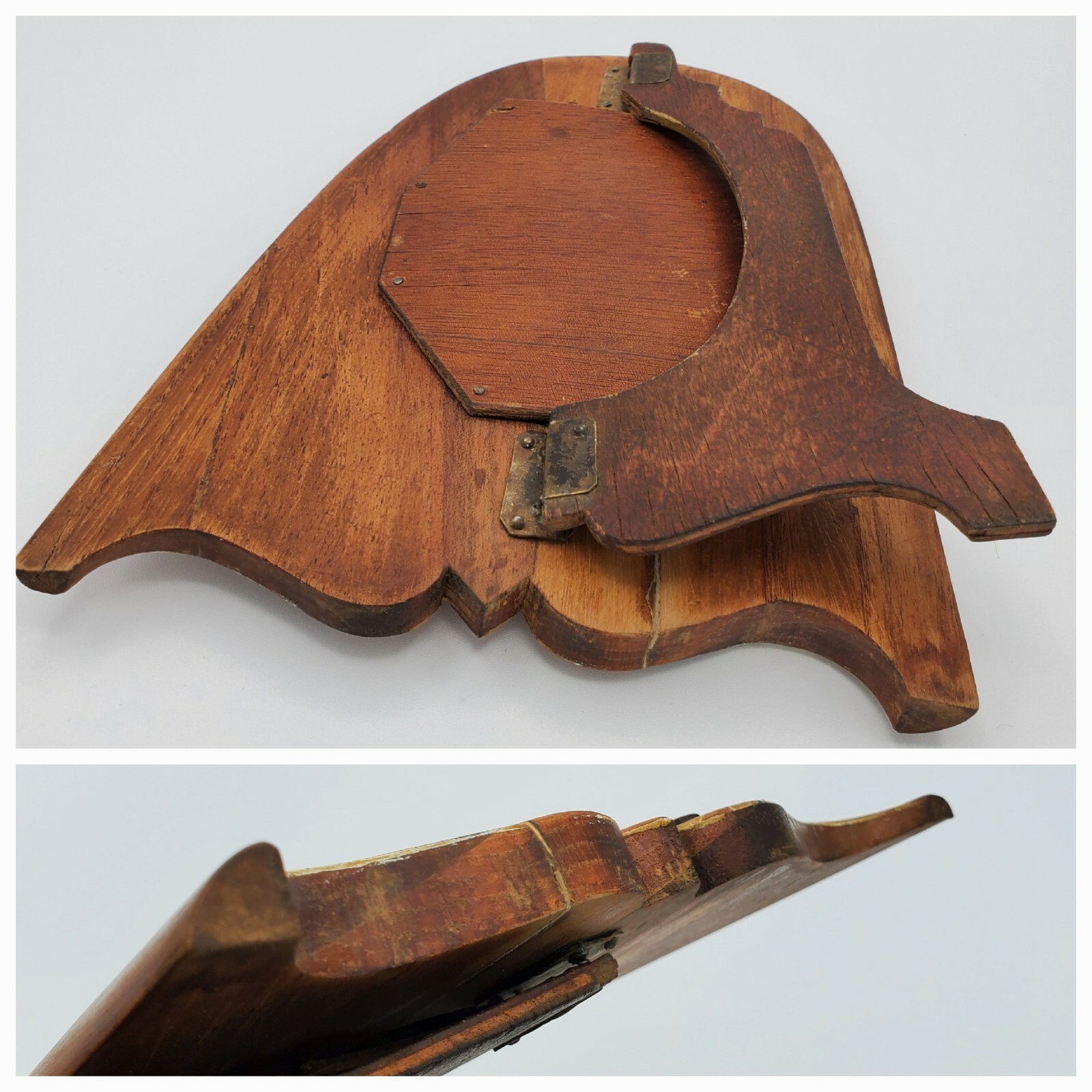 Original WW1 German Airplane Propeller Pilot Aviator picture frame wood plane