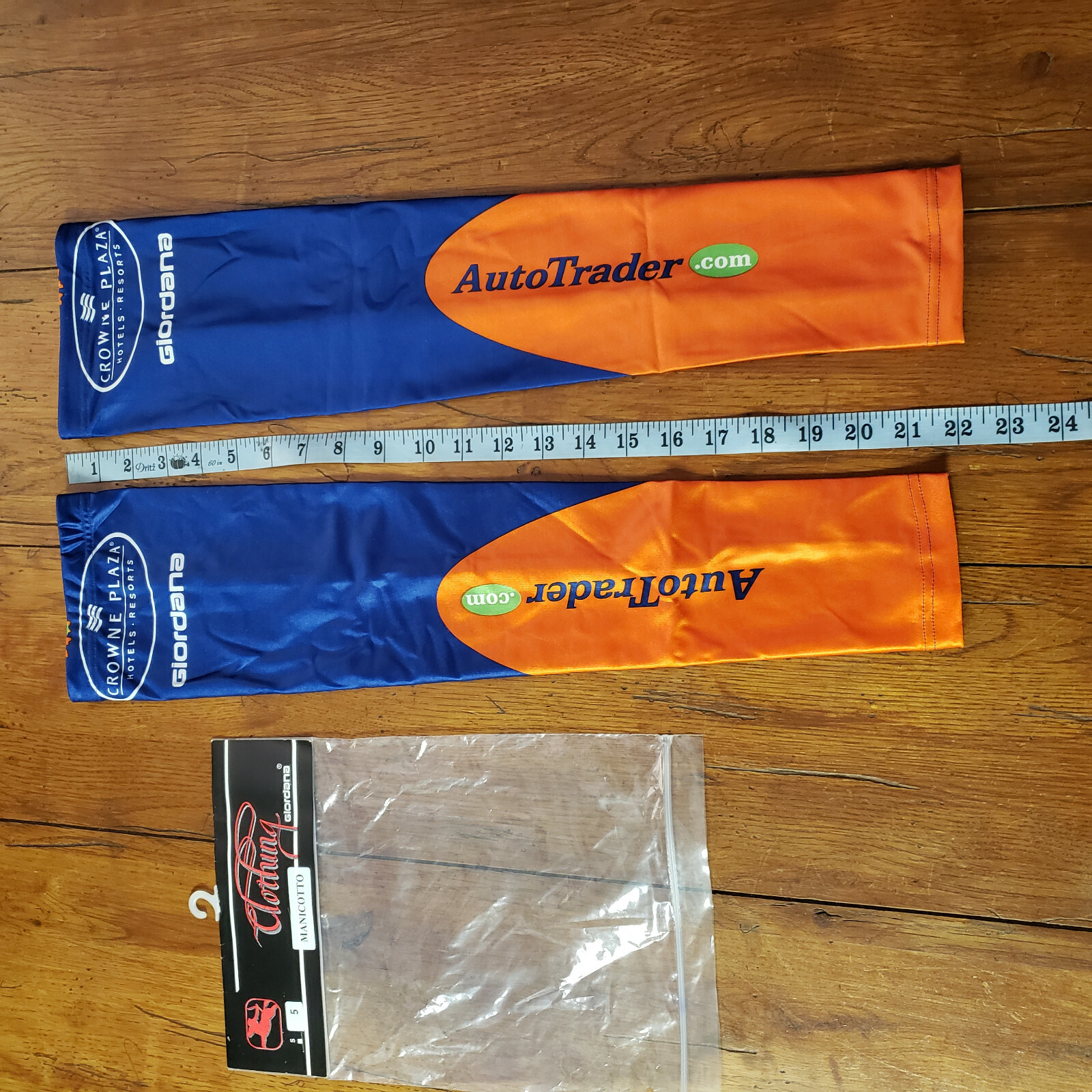Giordana Cycling Arm Warmers 1 Pair Blue Orange L/XL NOS Vintage AutoTrader.com