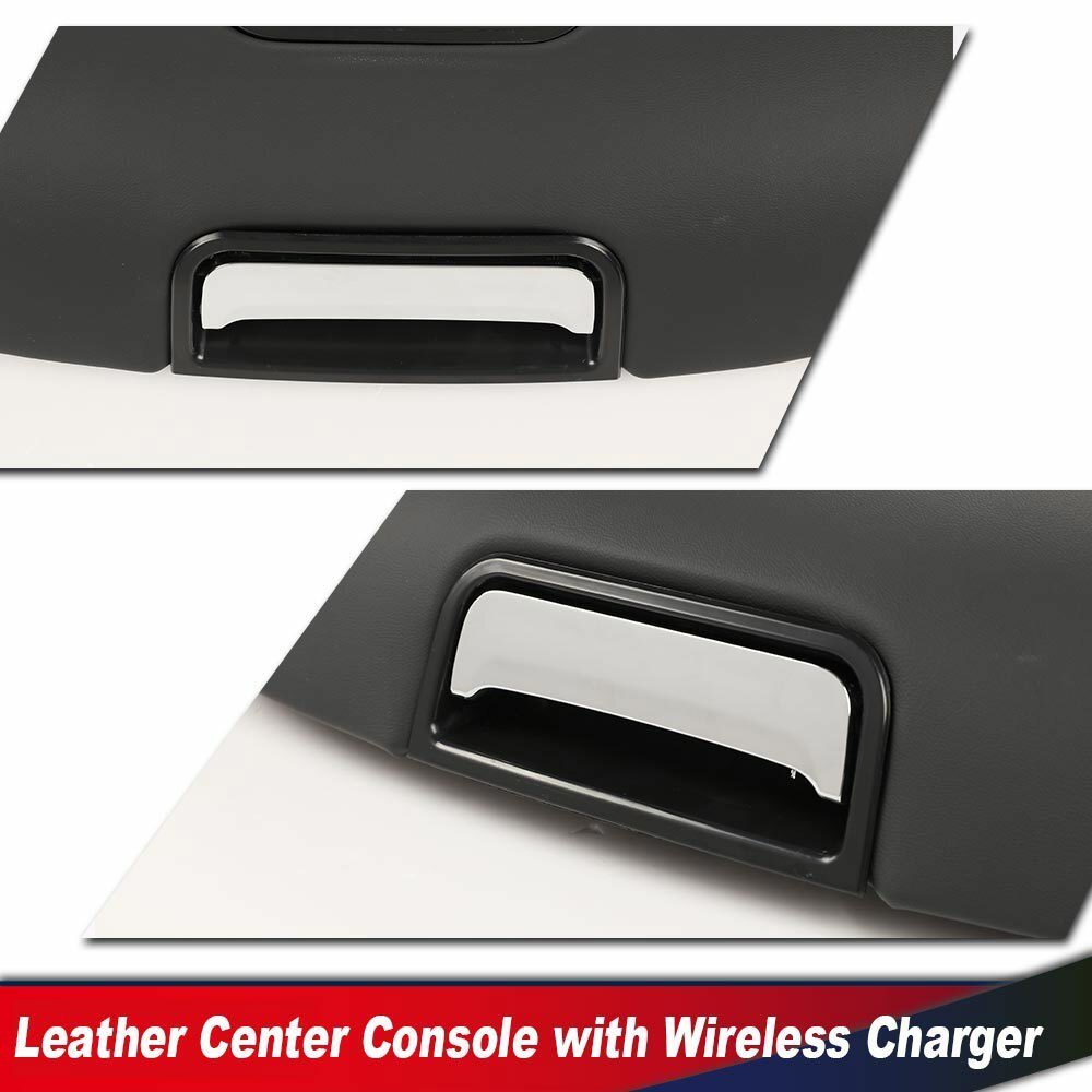 Center Console Armrest Lid W/wireless Charger Fit For 15-20 Tahoe Yukon Suburban