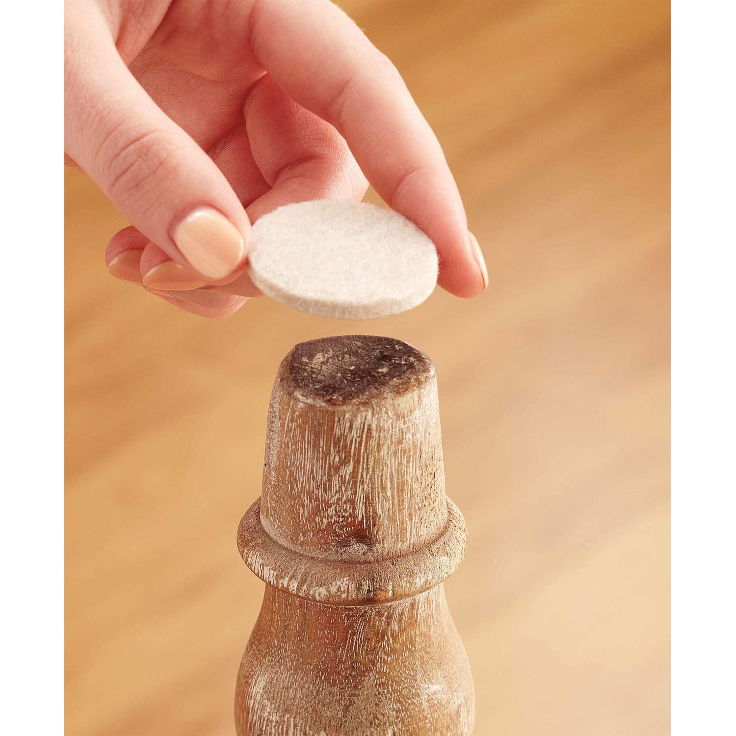 3M SP Scotch Felt Pads: 1 in. diameter circle / Heavy Duty / 16-pack (Grey)