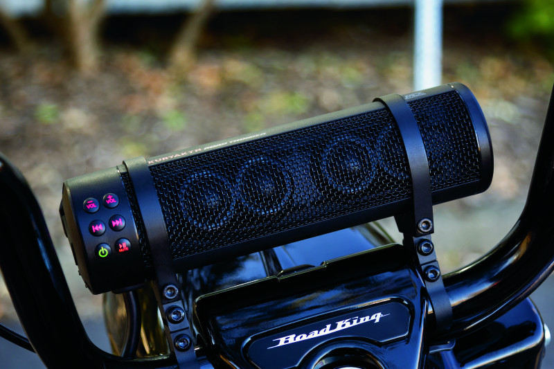 Kuryakyn 2720 Road Thunder Sound Bar Black 300w Motorcycle Speaker Charger