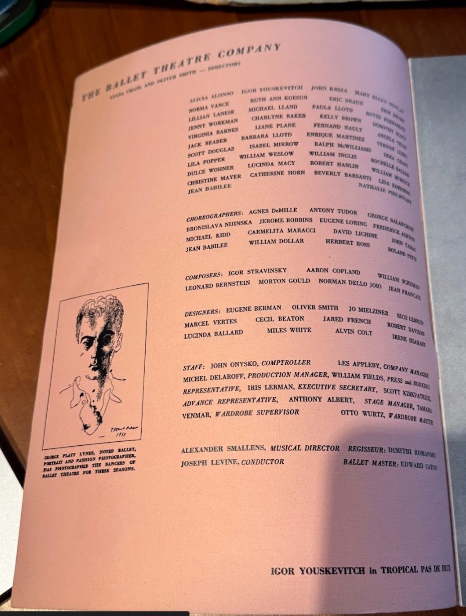 RARE! 1951-1952 The Ballet Theatre Annual Portfolio of Portraits George Lynes