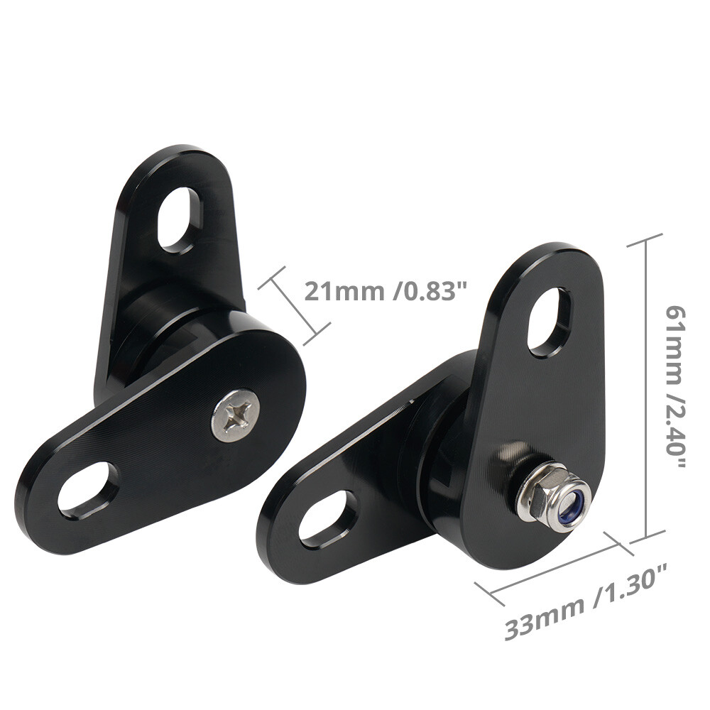 Aluminum Muffler Pipe Mounts Hangers Adjustable For Yamaha Banshee 350 YFZ350