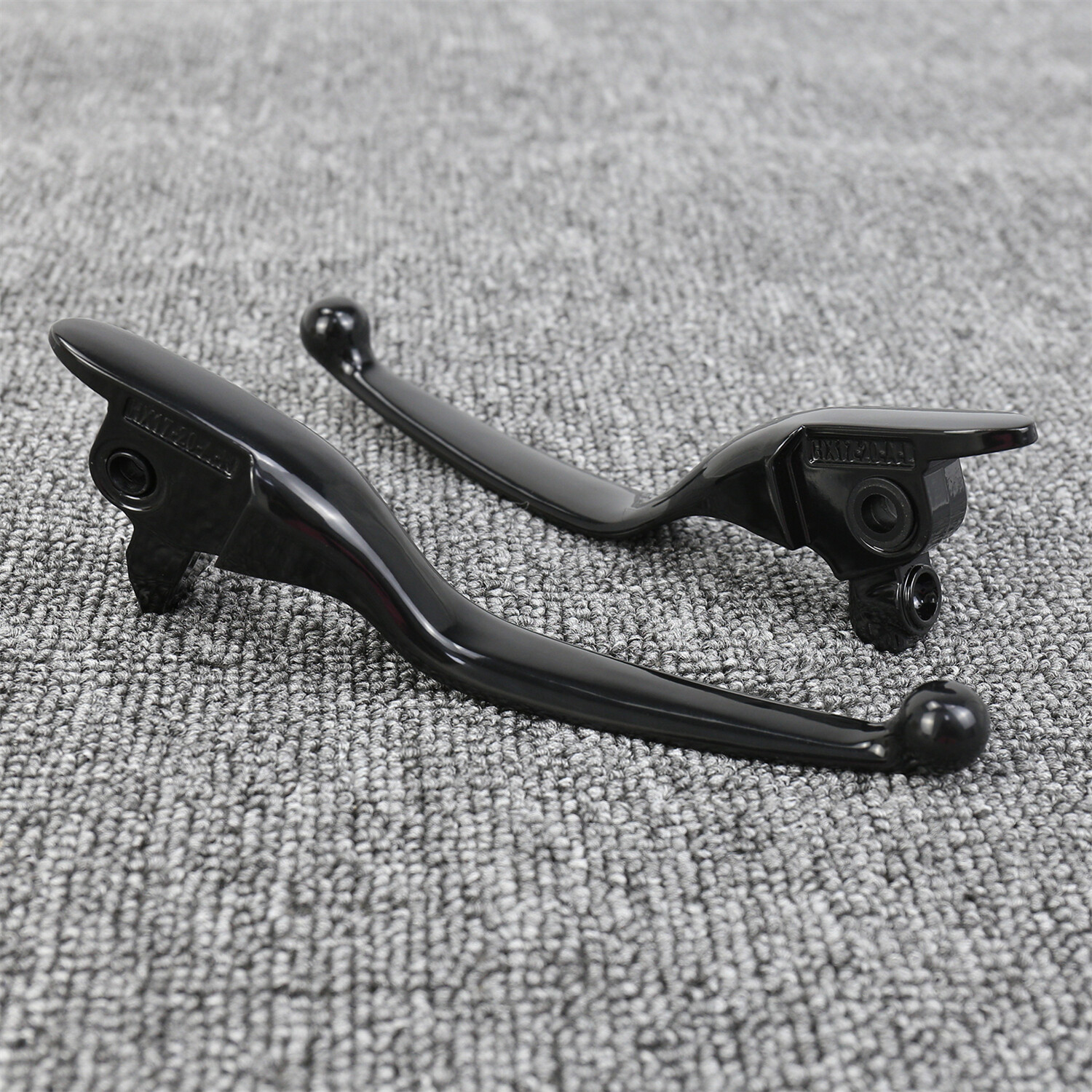 Black Brake Clutch Hand Levers For Harley Touring Street Glide 17-20 Trike 19-20