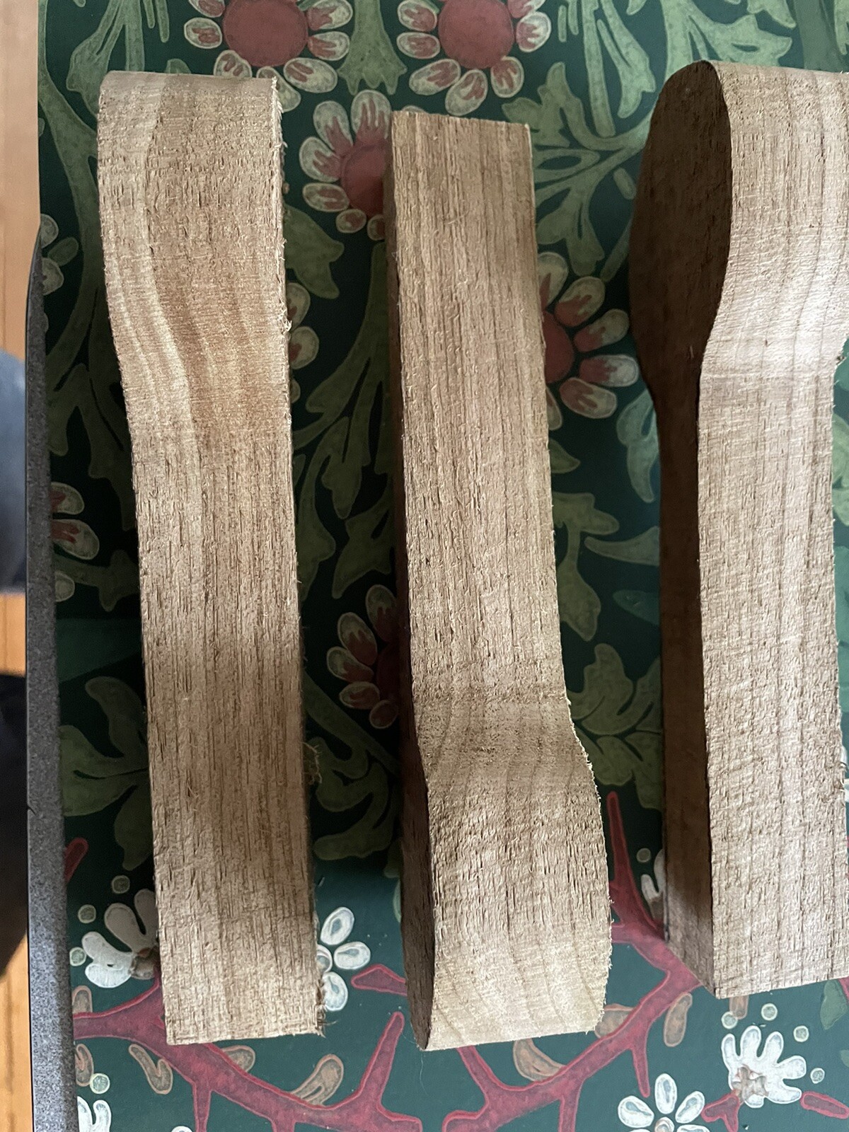 3 butternut rough outs for spoon carving for whittlers to wood carver with tools