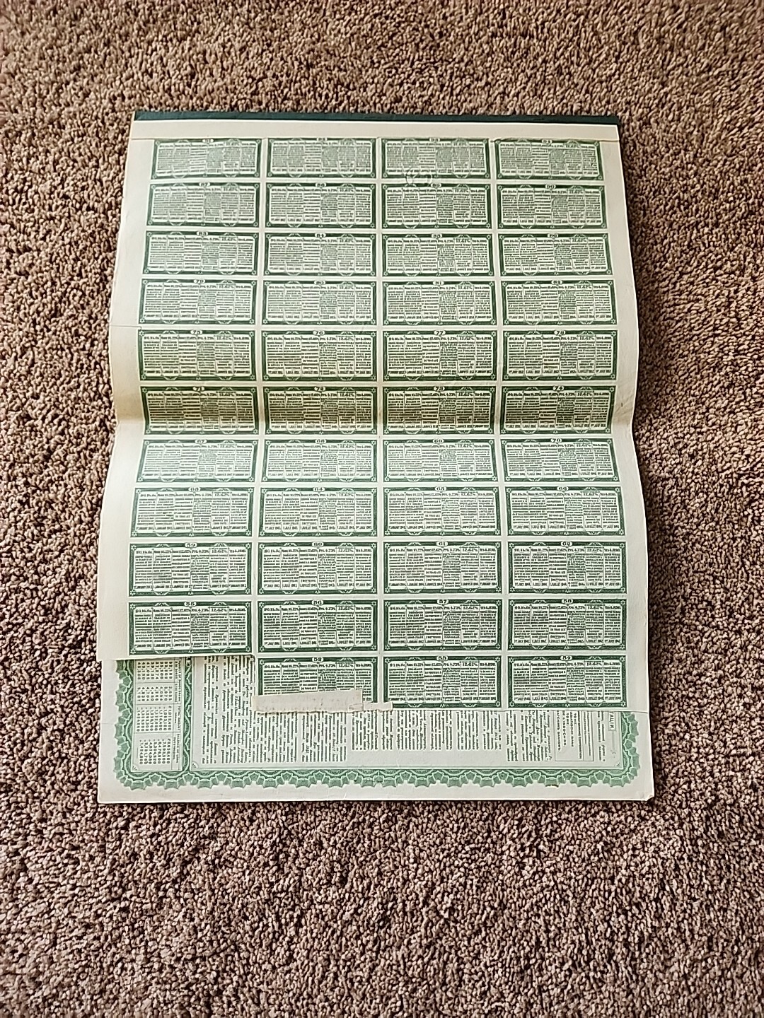 1913 Chinese Government Reorganization GOLD LOAN BOND w Coupons 5% £20 China