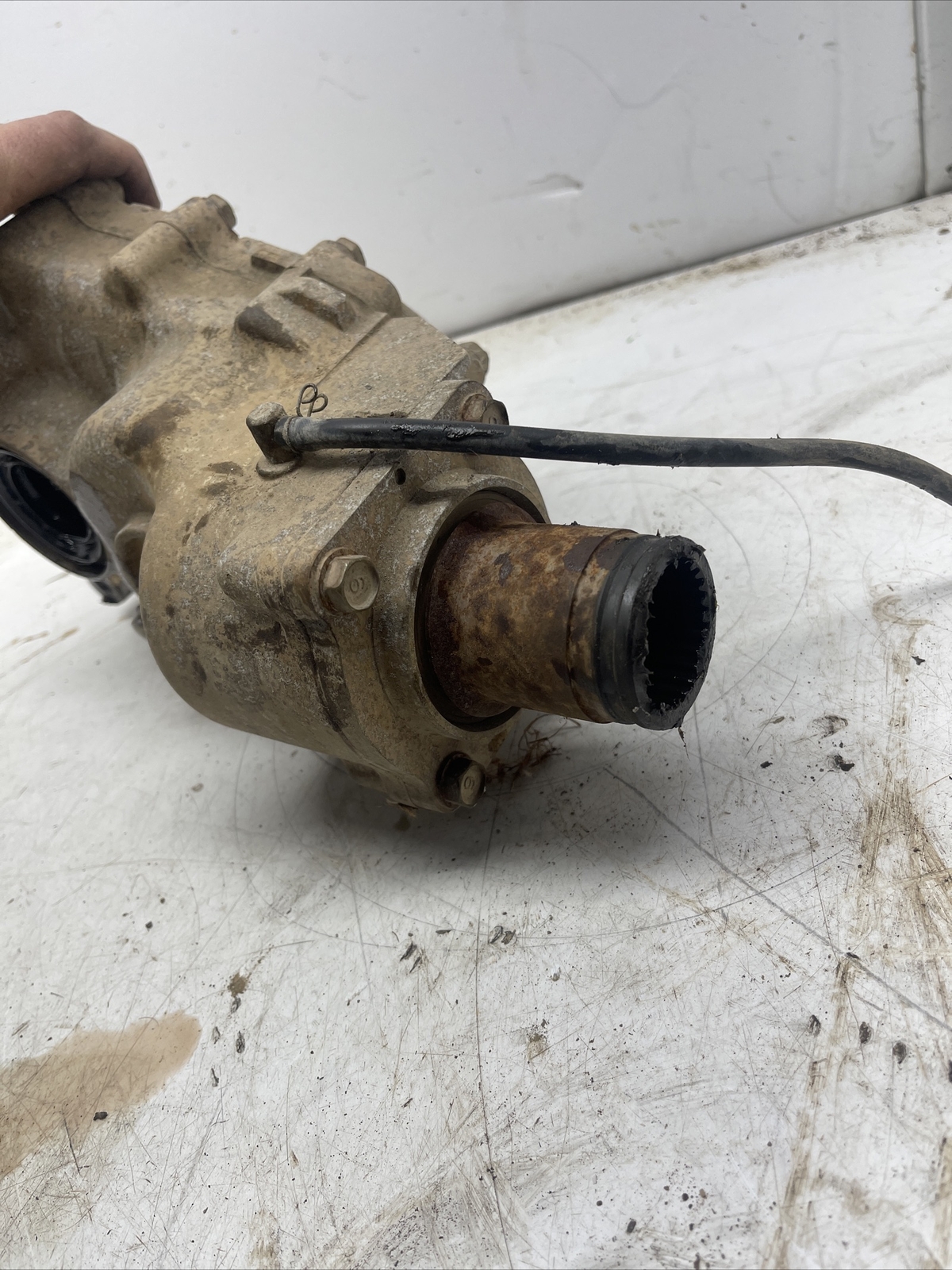 Yamaha 09-14 Grizzly 550 700 Rear Differential Diff Gearbox Assembly