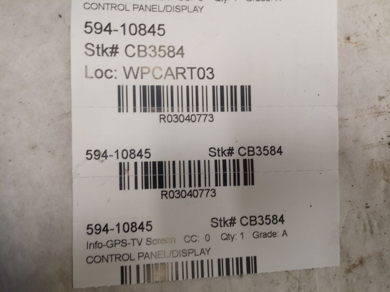 2024 Chevrolet Silverado 3500 Info-GPS-TV Display Screen 3040773