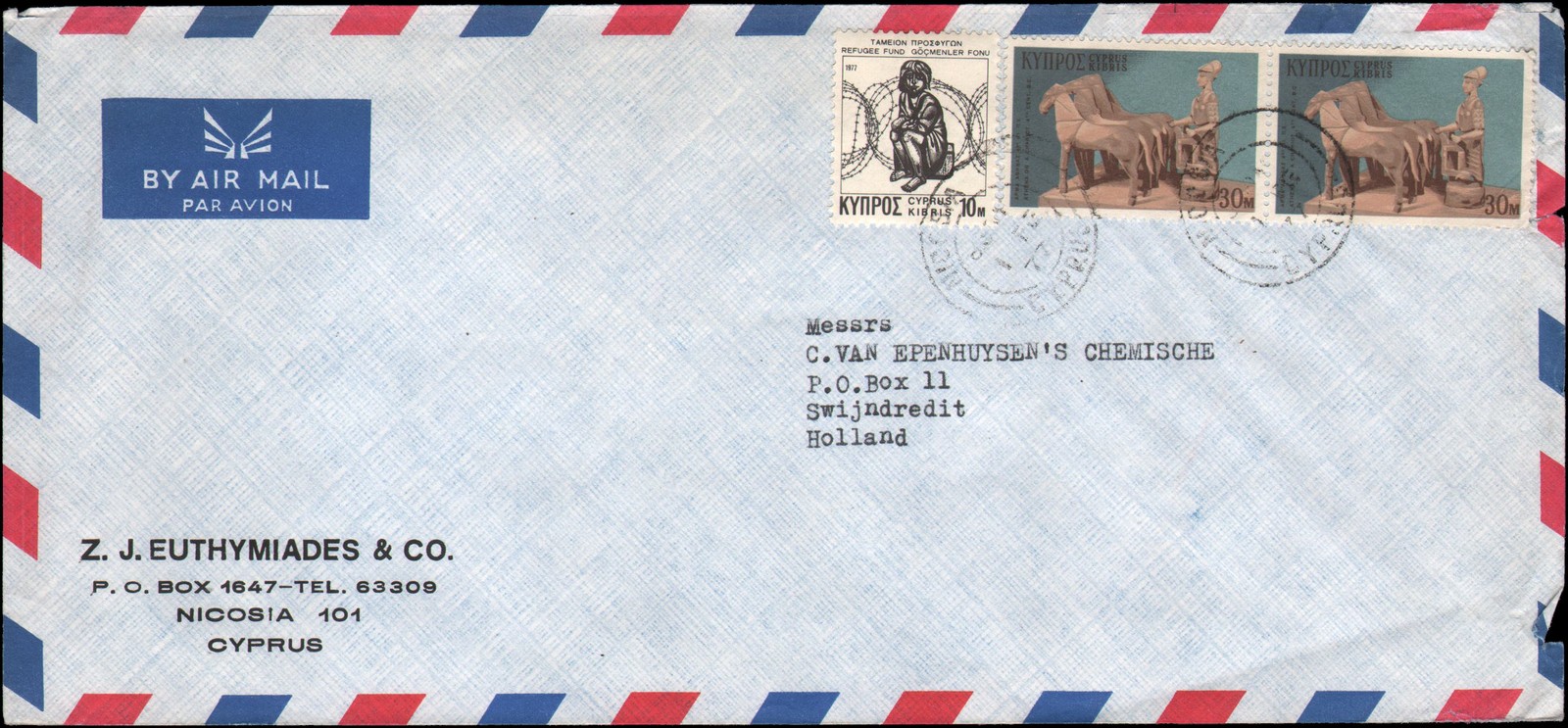 Nicosia to Holland, 1977