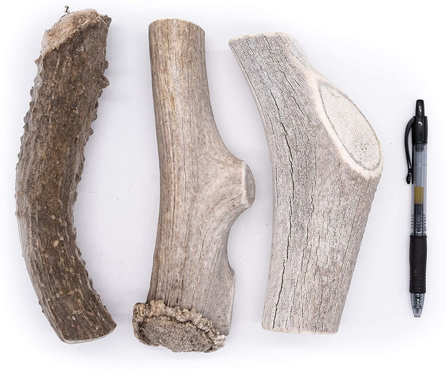 Economy Elk/Deer Antler Dog Chew 3 Count - Grade B/C All Natural Organic and