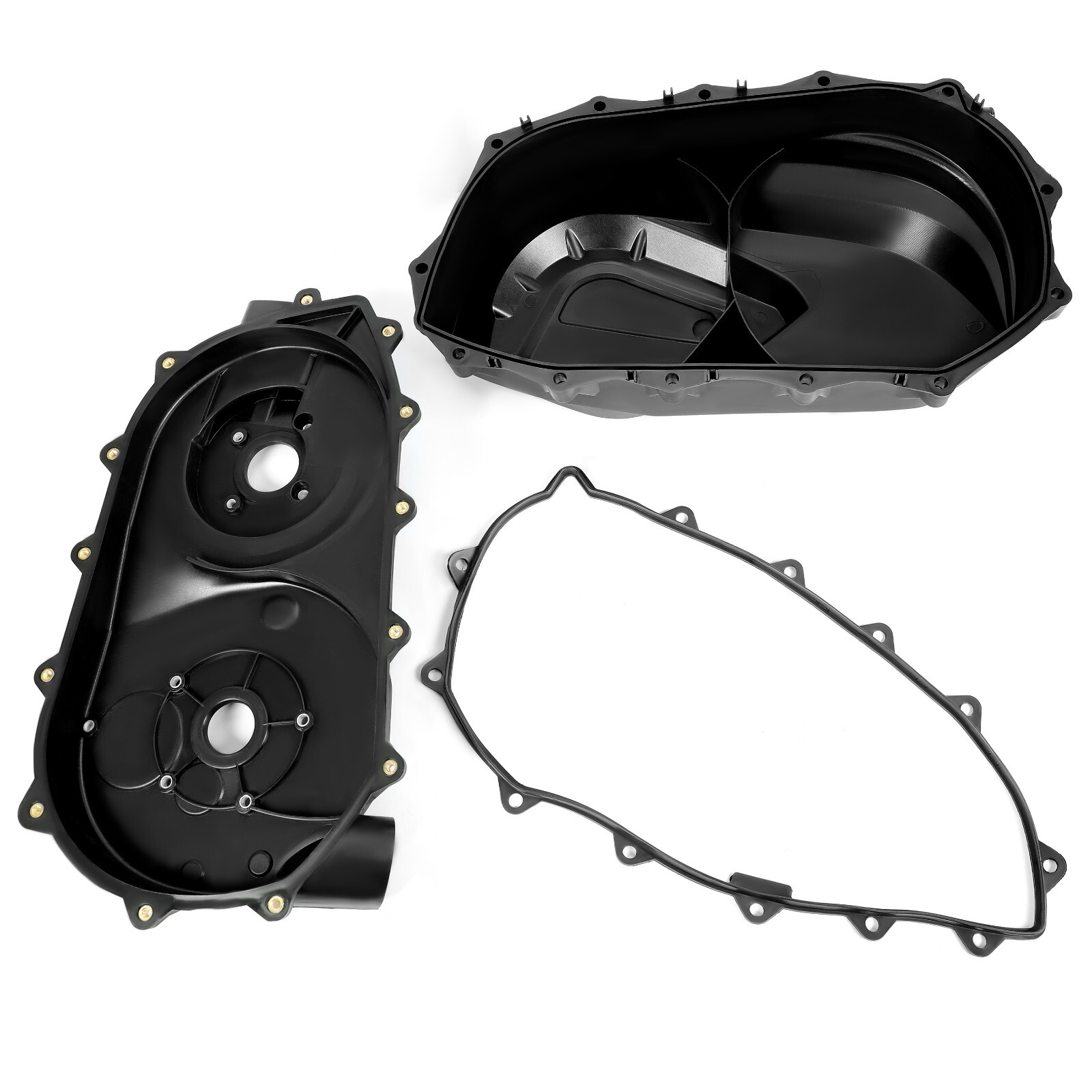 For 2006-2014 Can Am Outlander Renegade CVT Clutch Belt Cover & Back Plate