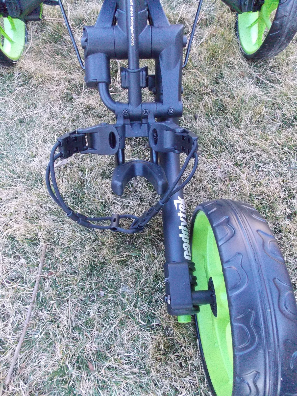 New CaddyTek Golf CaddyLite EZ Fold V8 3-Wheel Push Cart