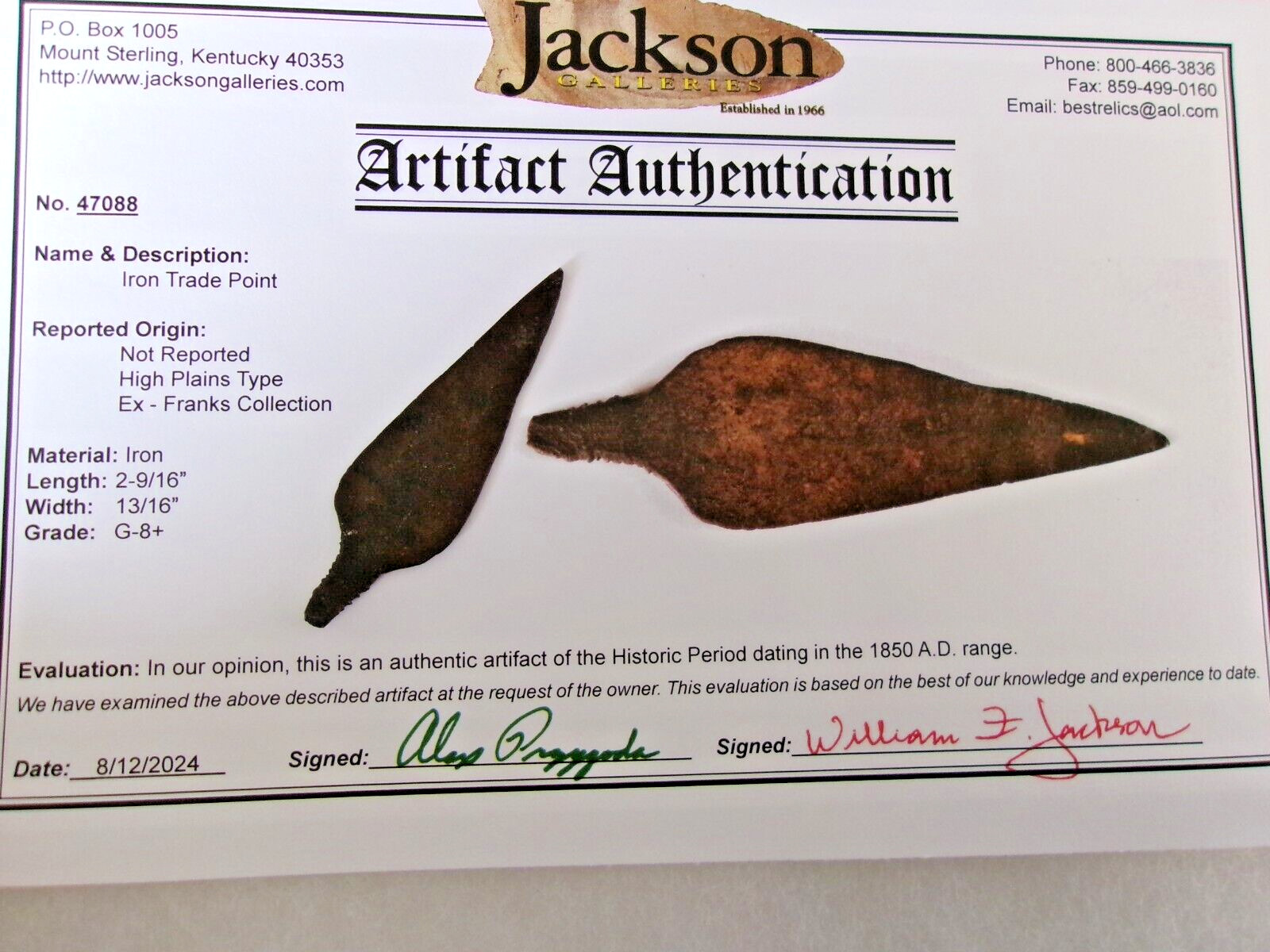 NORTH DAKOTA-- INDIAN---METAL TRADE POINT---X RAY FRANKS COLL-- JACKSON COA