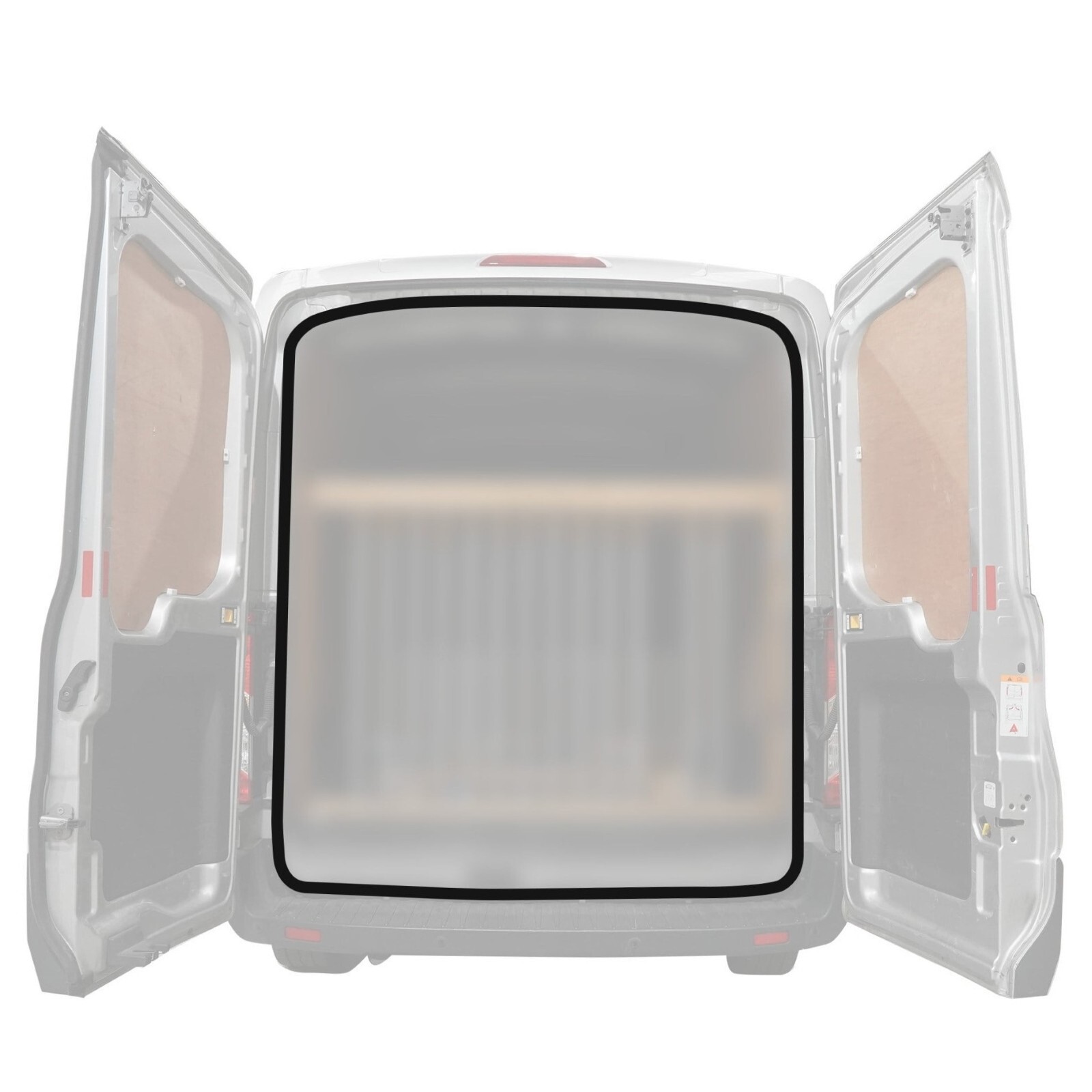 Ford Transit 2015-On Rear Cargo Door Seal Rubber Weatherstrip Fits H2 & H3 Roof