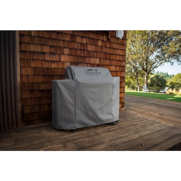 Traeger BAC513 Polyester Full Length Grill Cover for Ironwood 885 Pellet Grill