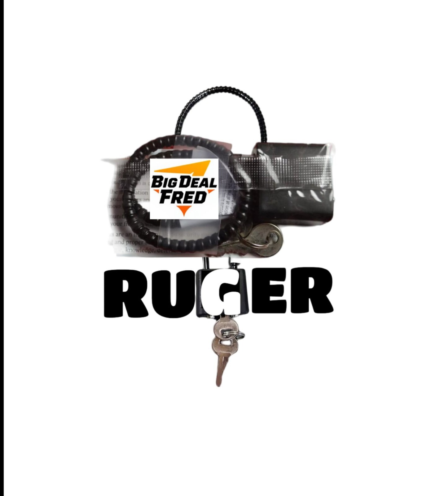 GUN LOCK Regal Firearm Cable Lock 2 Pack R11SC3 Rifle Shotgun Revolver New