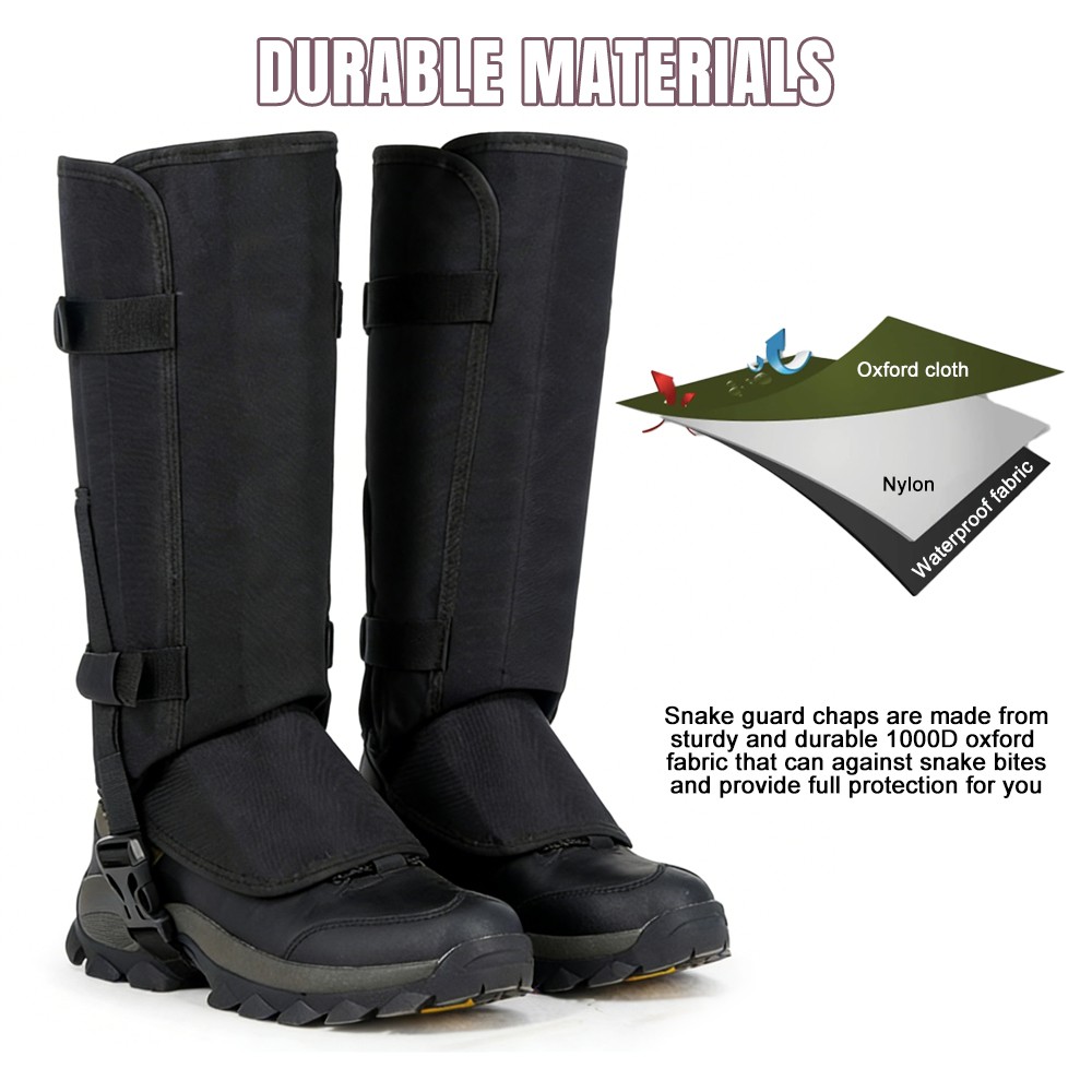 Snake Guards Gaiters Leggings Anti Bite Chap Waterproof Protector for Hiking