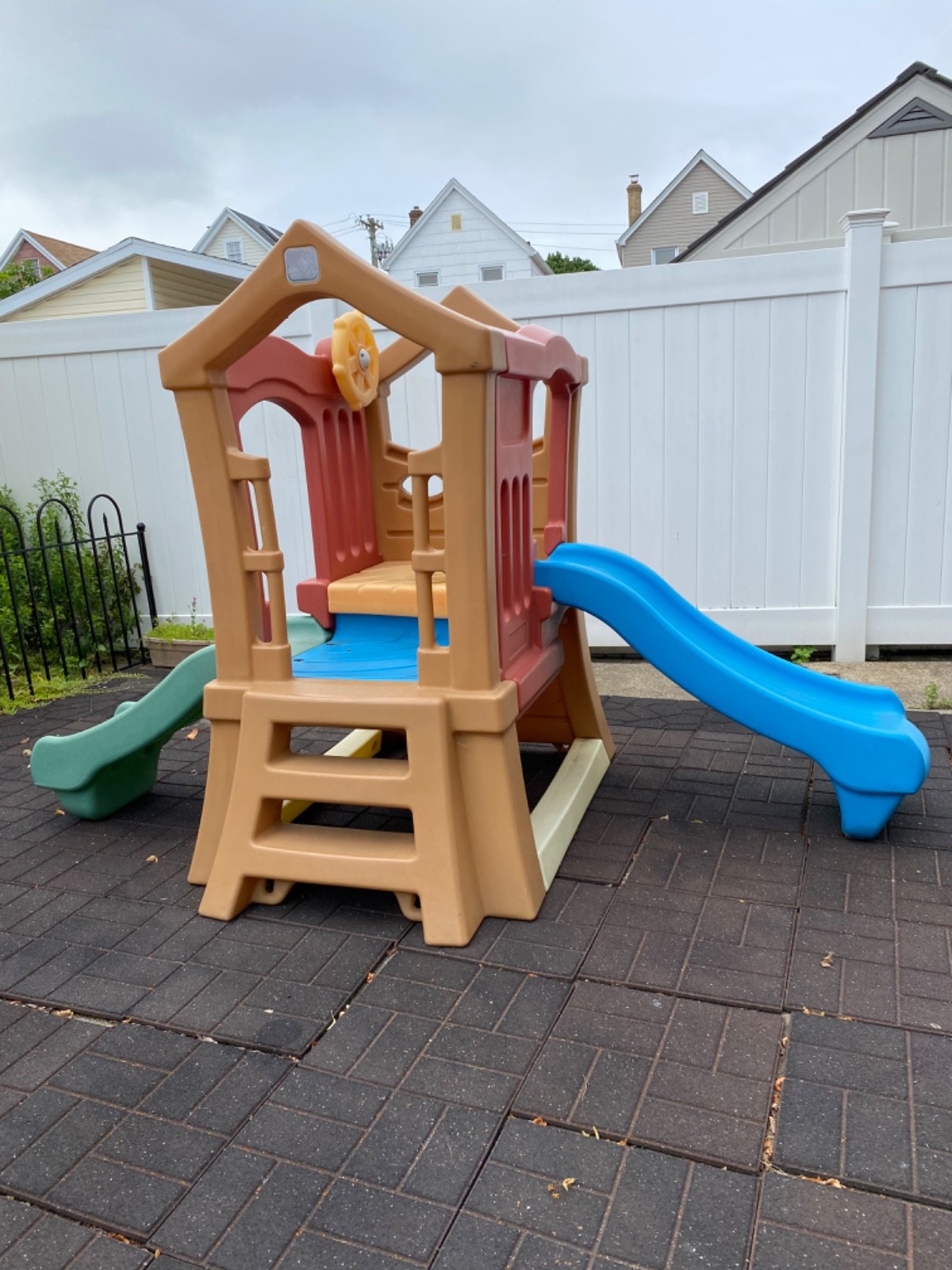 Vintage Step 2 Play Up Double Slide Playhouse Toddlers Inc Allen/Hex Head Wrench