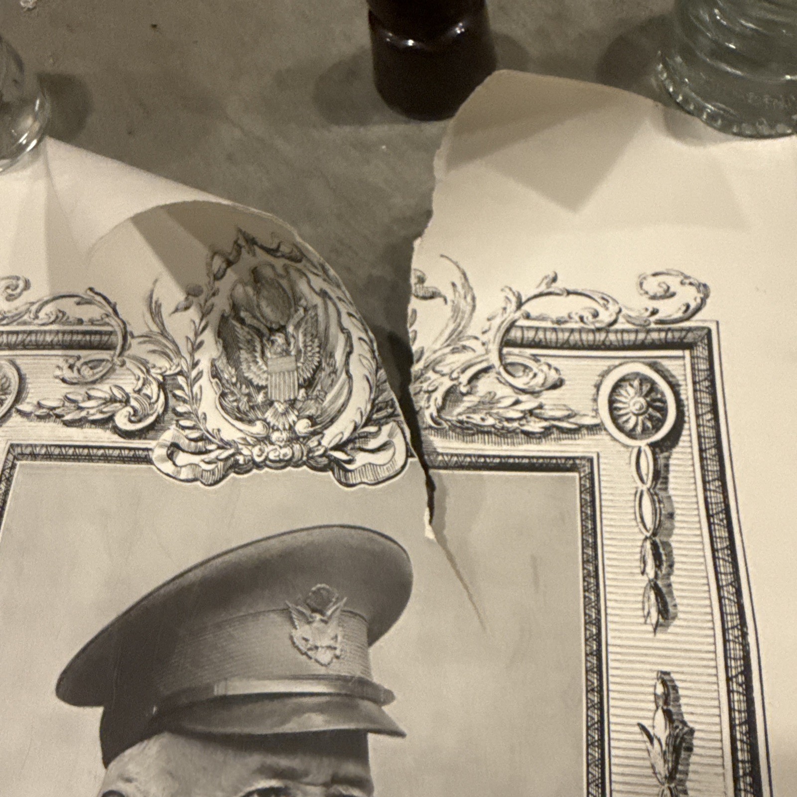 WWI original poster Major General Clarence Edwards 26th Infantry Division Yankee