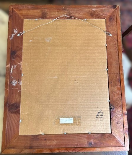 BUFFALO SOLDIERS "BATTLE OF TULAROSA" COMMEMORATIVE POSTER- FRAMED 30" x 24"