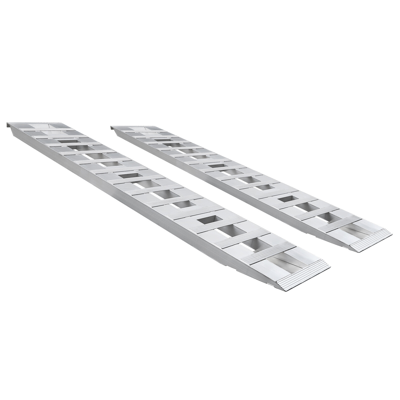 2pcs Aluminum Trailer Ramps Loading Ramps Truck Car Auto Trailer Ramps