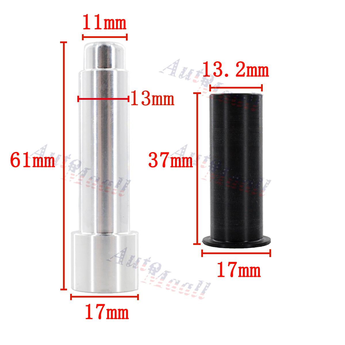 Door Hinge Bushings Pin Liners Kit Delrin for Jeep Wrangler JKU 2007-2019 4 Door