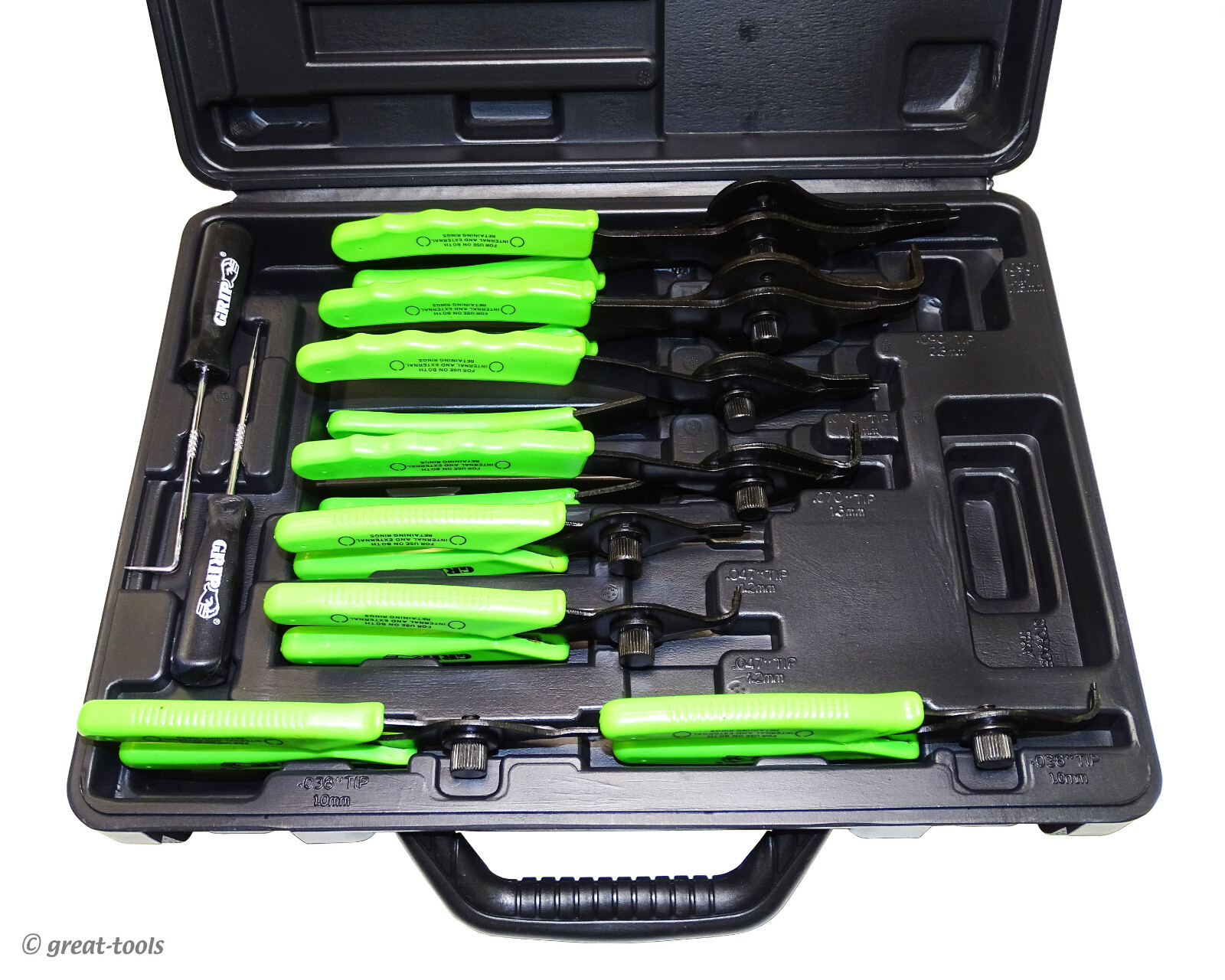 SNAP RING PLIERS – automotive mechanic hand tools – pick set – reversible style