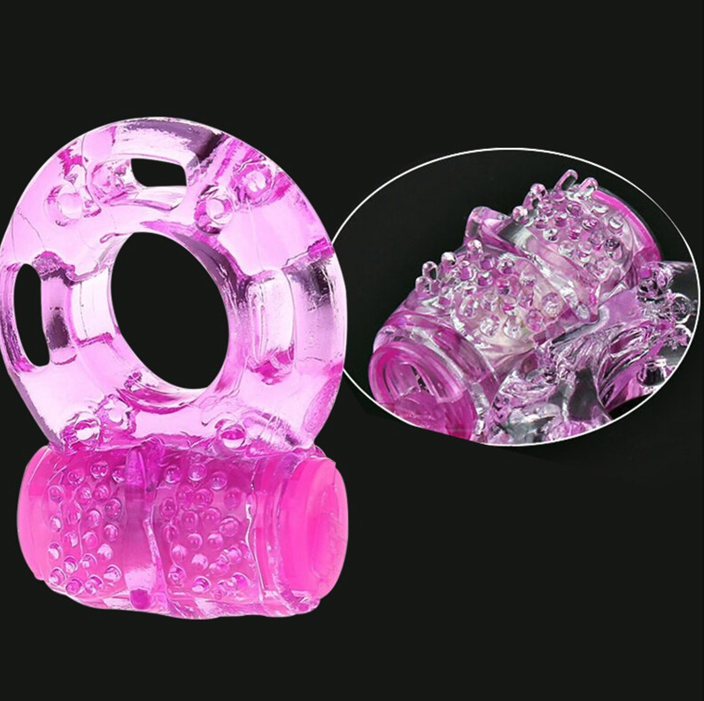 Male Vibrating Cock Ring Waterproof Penis Vibrator Couple Sex-Toy Clit Orgasm