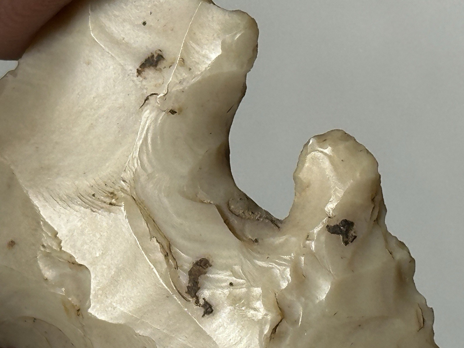 INCREDIBLE ARCHAIC FLINT RIDGE THEBES FOUND IN ILLINOIS IN 1898 ARROWHEAD