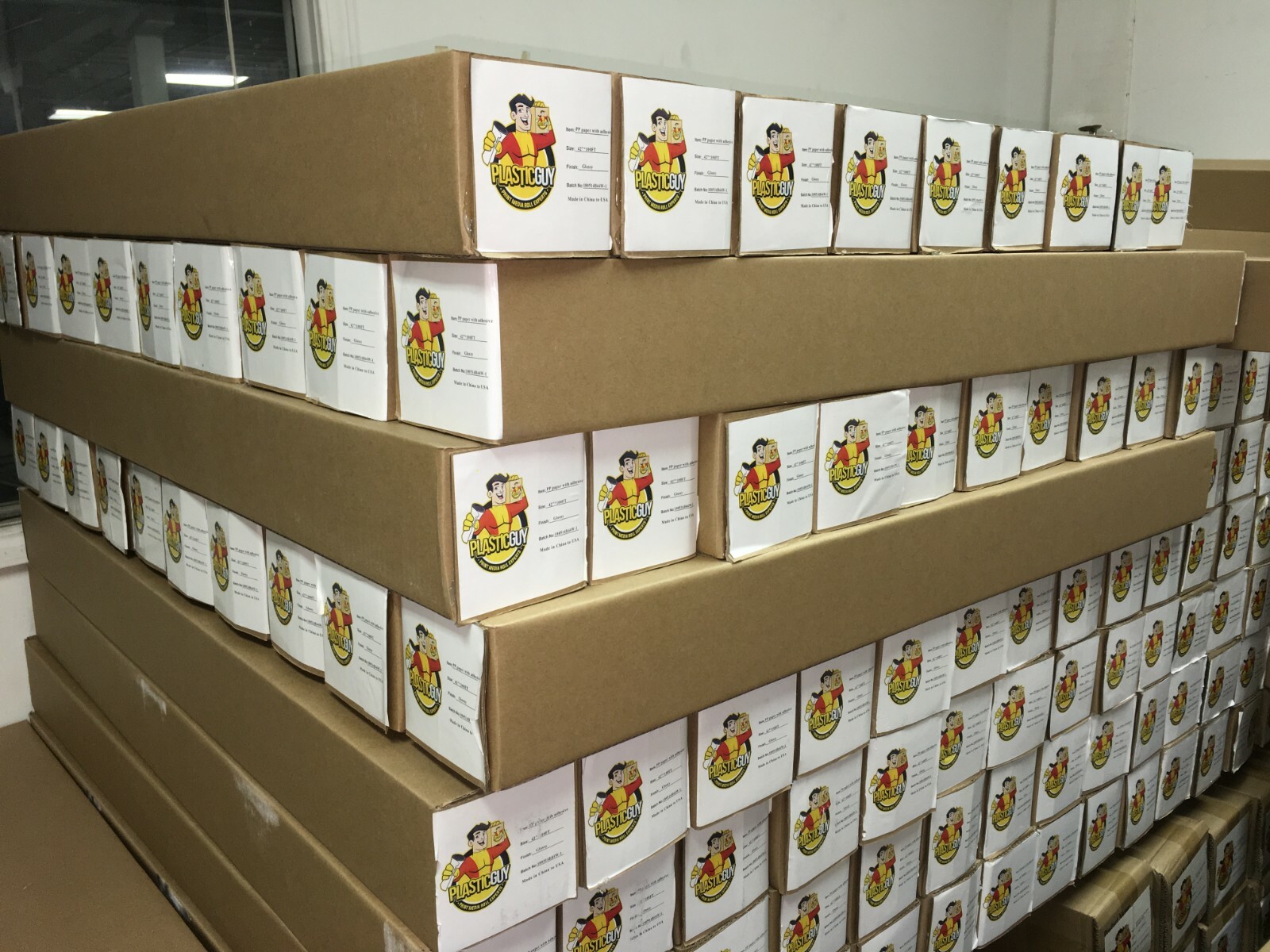 White Polypro Tear-Resistant Banner Roll Film Inkjet 8mil (Pick Size & Finish)