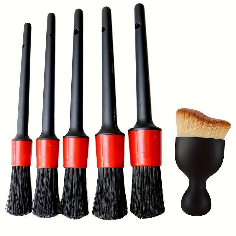 Car Detailing Brush Set - Multi-Size for Auto Interior & Exterior Cleaning