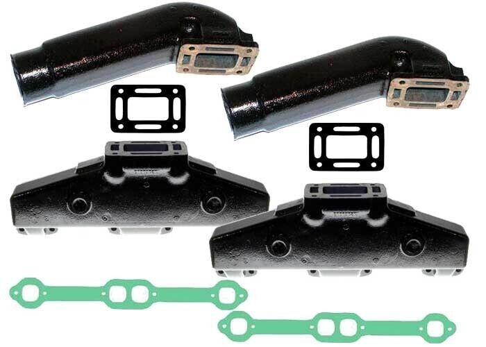 Exhaust Manifold Marine Power Indmar Riser Elbow Set 5.7L 5.0 5.7 350 5.0L 305