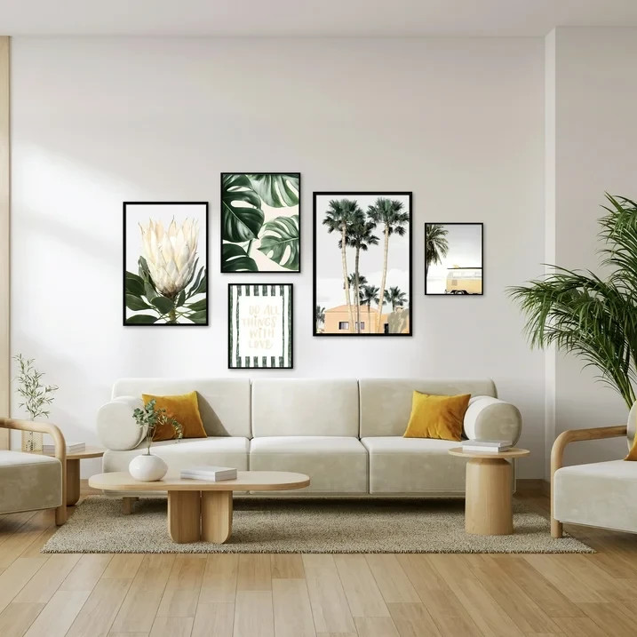 Mainstays – 27x40 Picture Frame – Black Flat Profile Wall Photo Frame