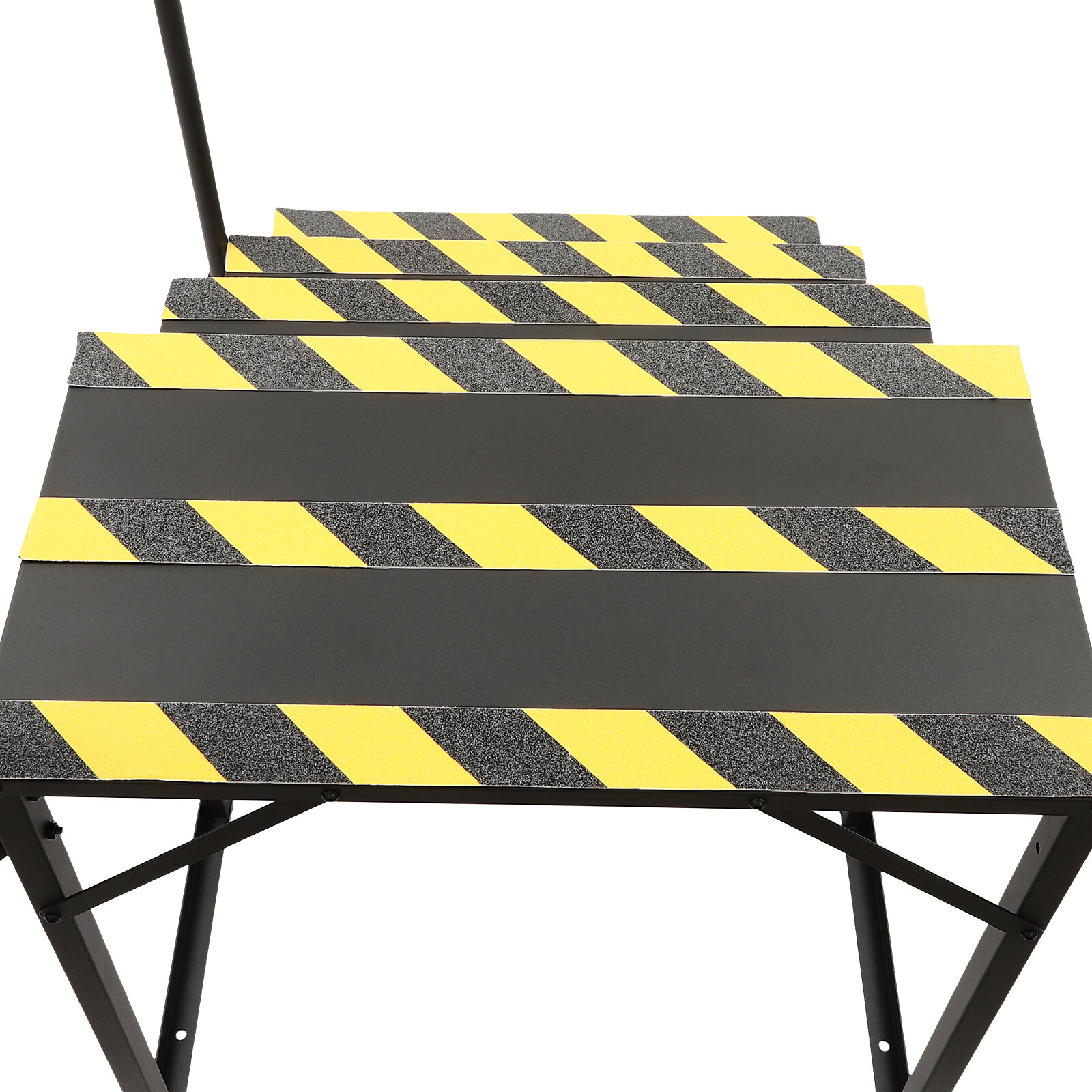 4-Steps Ladder W/ Handrails Swimming Pool Ladder Above Ground Stair Step Stool