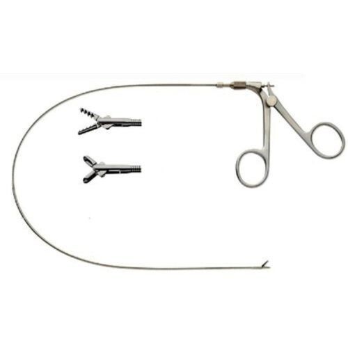 SS Cystoscopy Flexible Grasping Forceps or Biopsy Double Action Jaws 4 Fr x 60cm