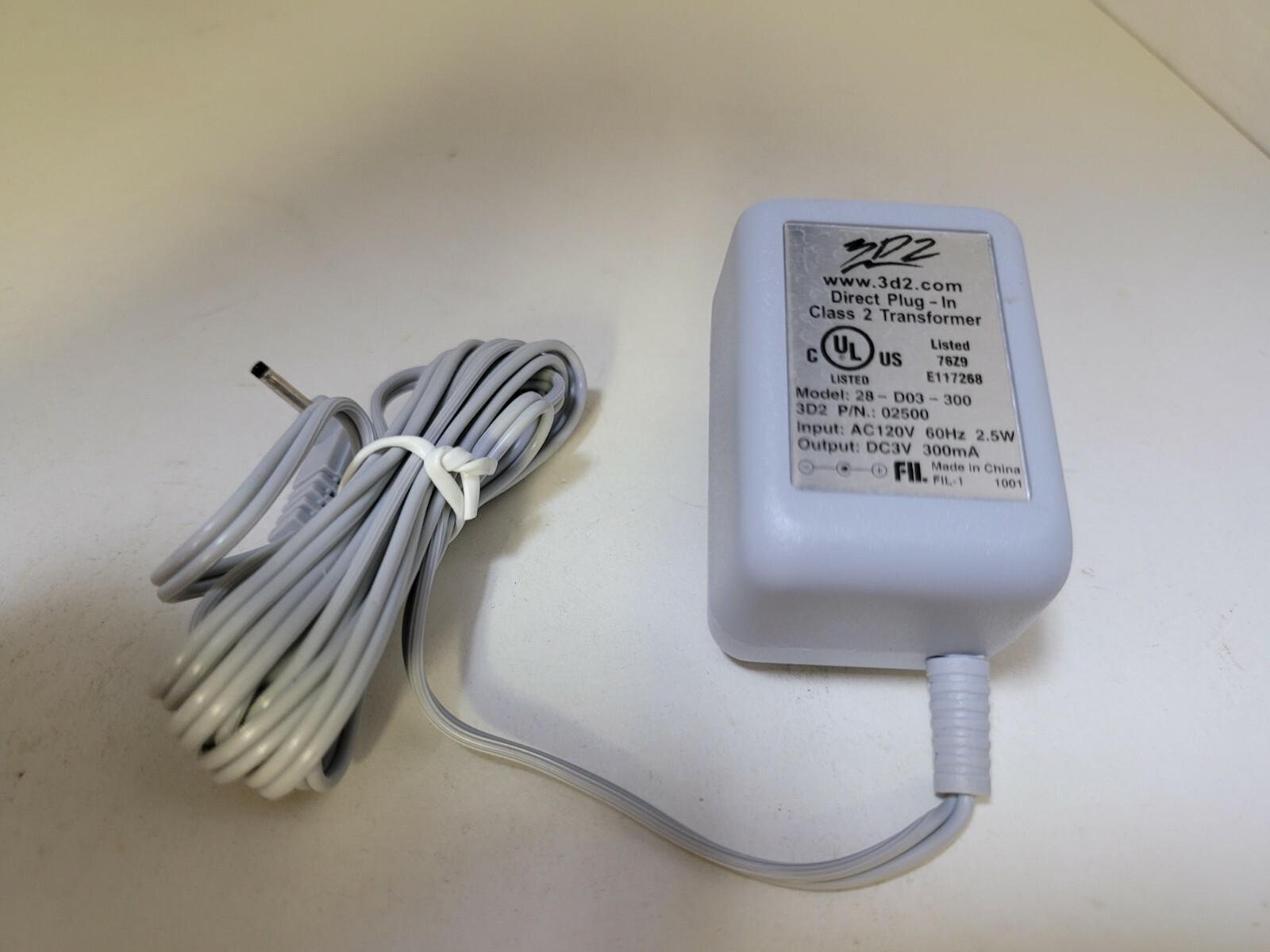 NEW Gray AC Power Adapter DC 3V 300 mA for Game boy Pocket & Gameboy Color #O35