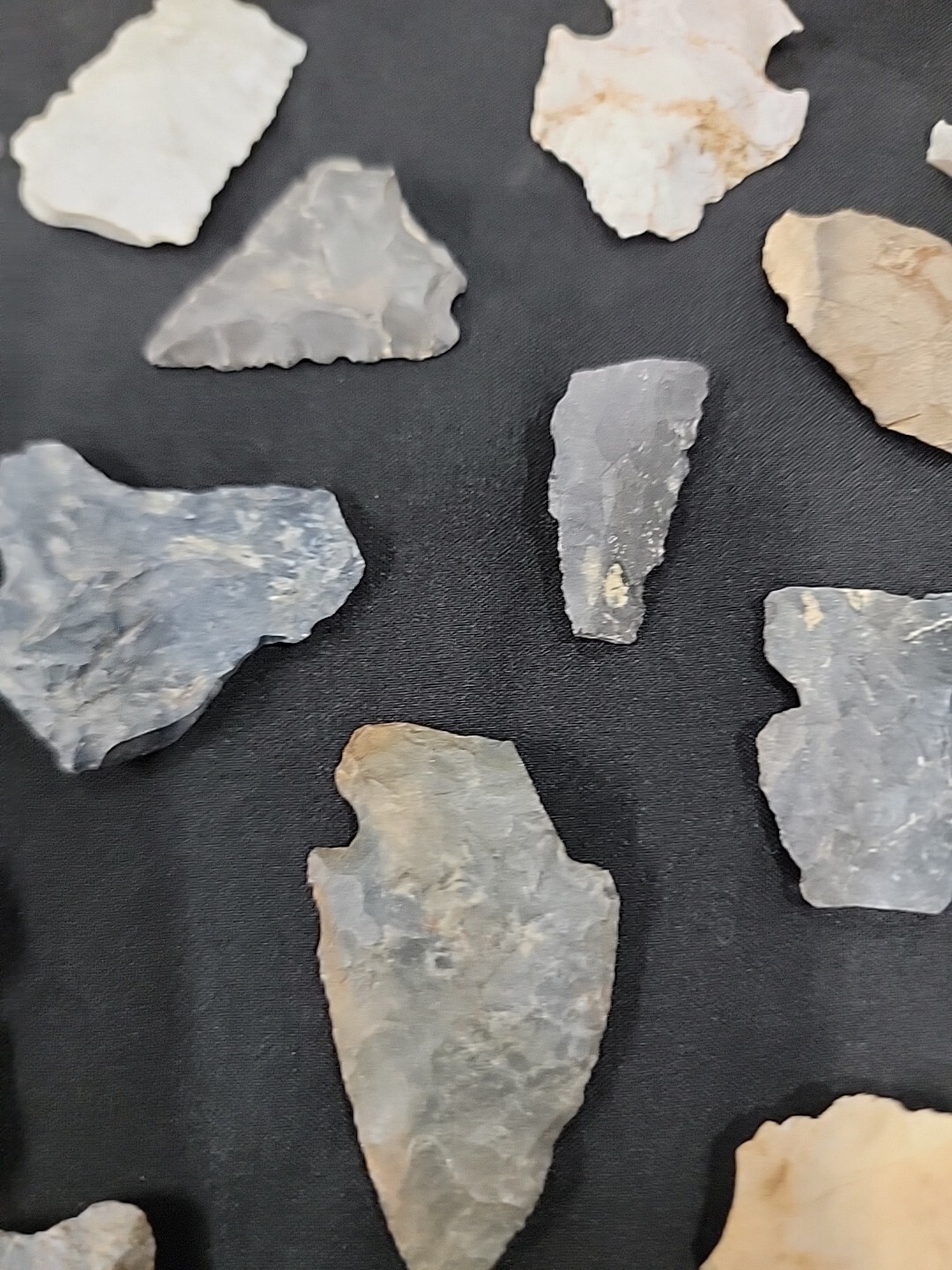 Indian Artifacts, Arrowheads, Rock drawing, Stone bowl, Ohio Collection.