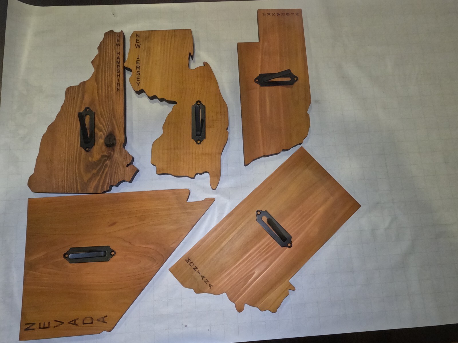 Euro Deer State Plaque Mount Wood