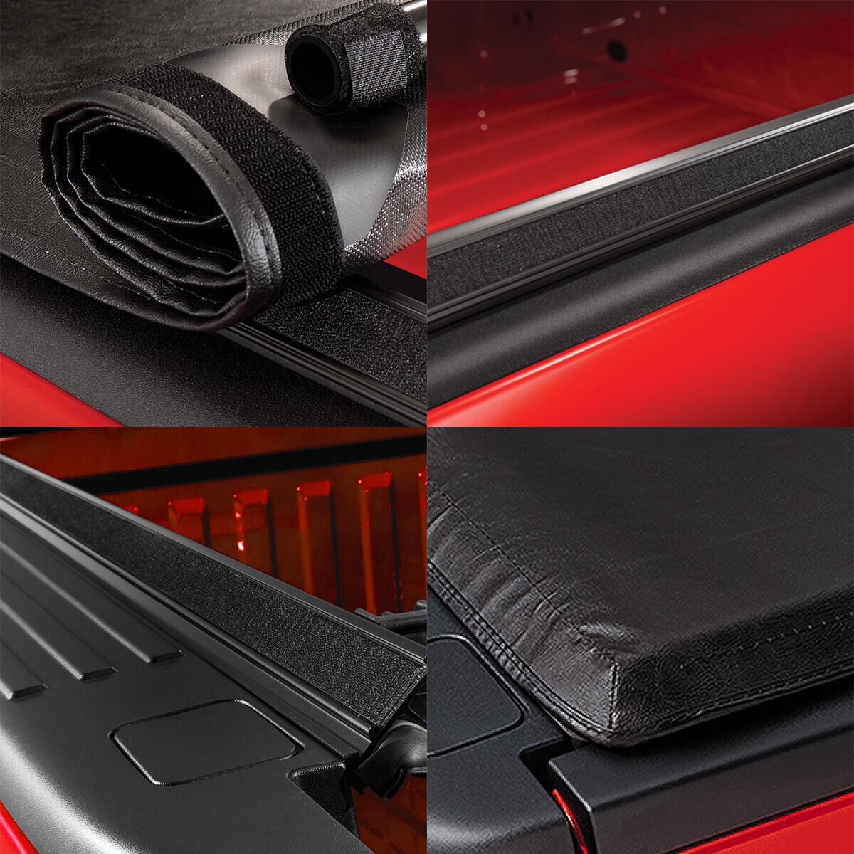 FOR 89-04 TOYOTA PICKUP/TACOMA 6FT SHORT BED SOFT VINYL ROLL-UP TONNEAU COVER