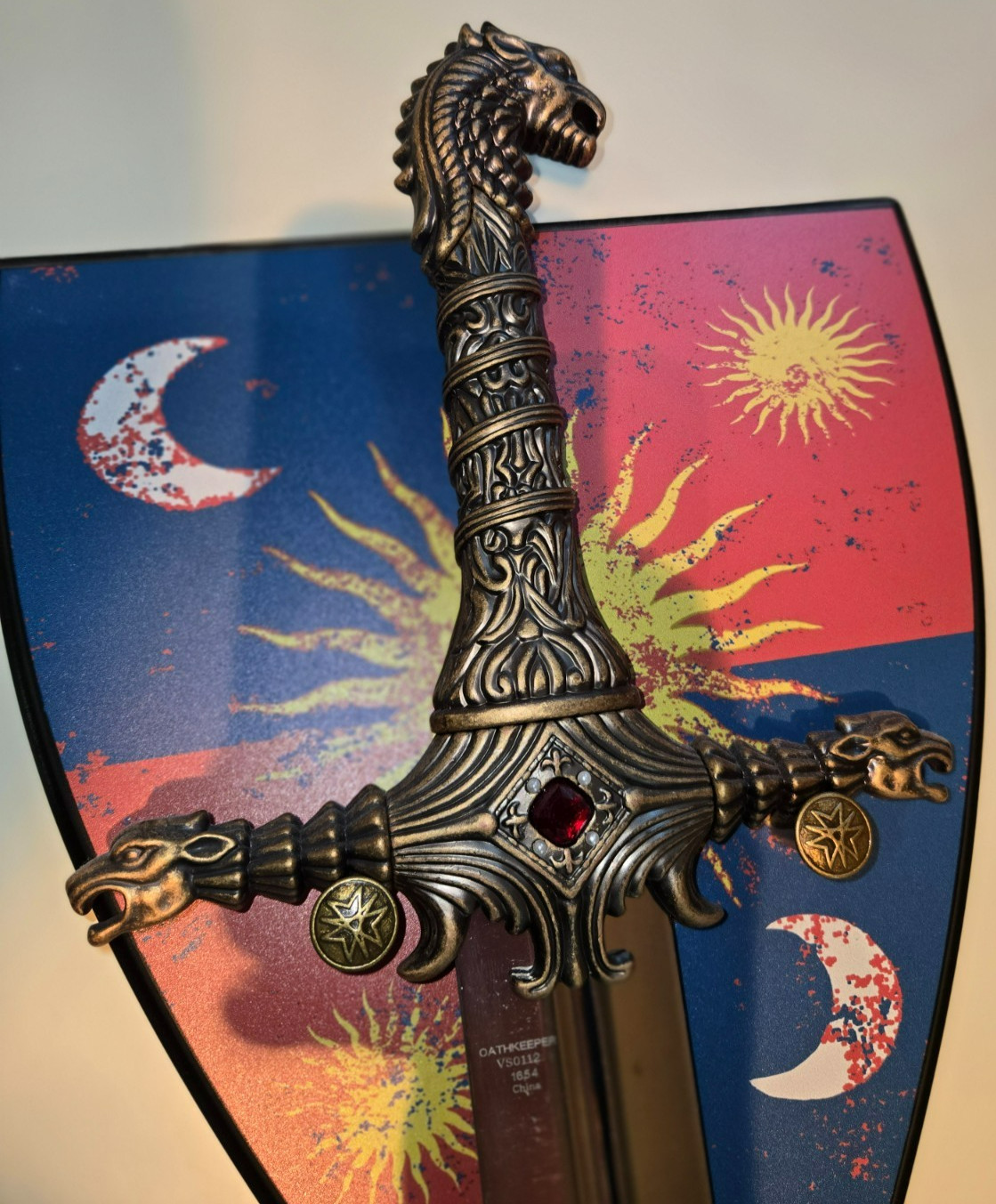 Game of Thrones Brienne of Tarth Valyrian Steel OATHKEEPER Sword Replica w/Boxes