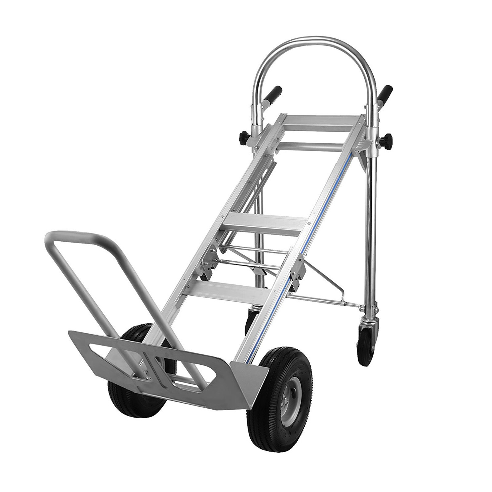 Aluminum Convertible Hand Truck 4-in-1 1000 Lbs Capacity Heavy Duty Dolly Cart