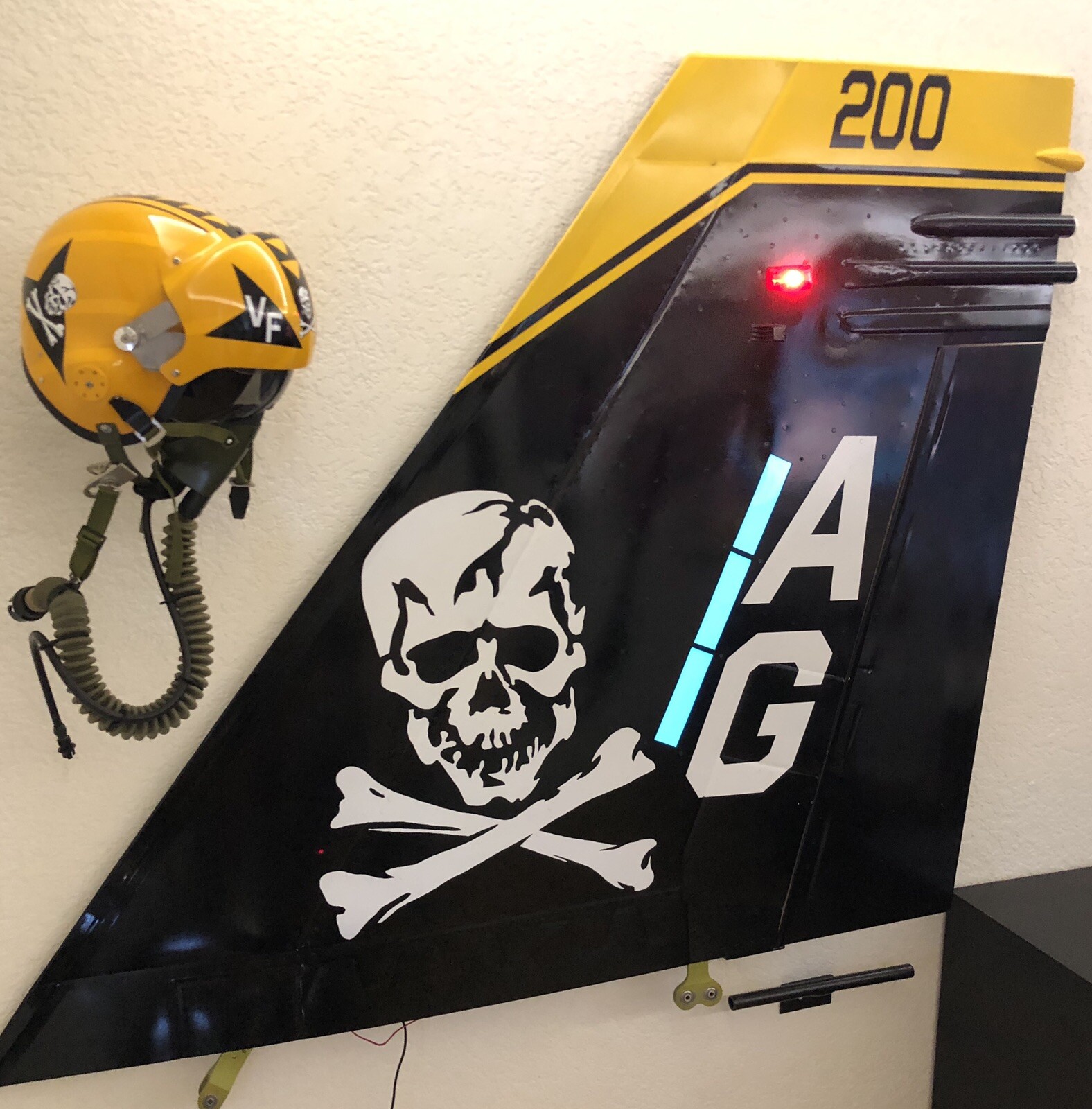 AIM 9 Sidewinder Missile Front Fin Top Gun Maverick Man Cave Pilot Art Raytheon