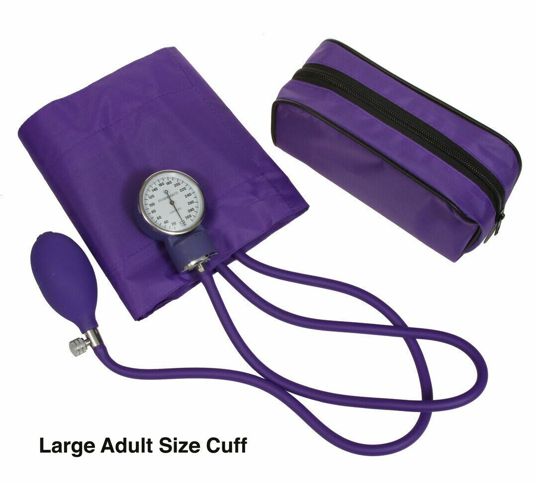 Manual Blood Pressure Monitor BP Cuff Gauge Aneroid Sphygmomanometer Machine Kit