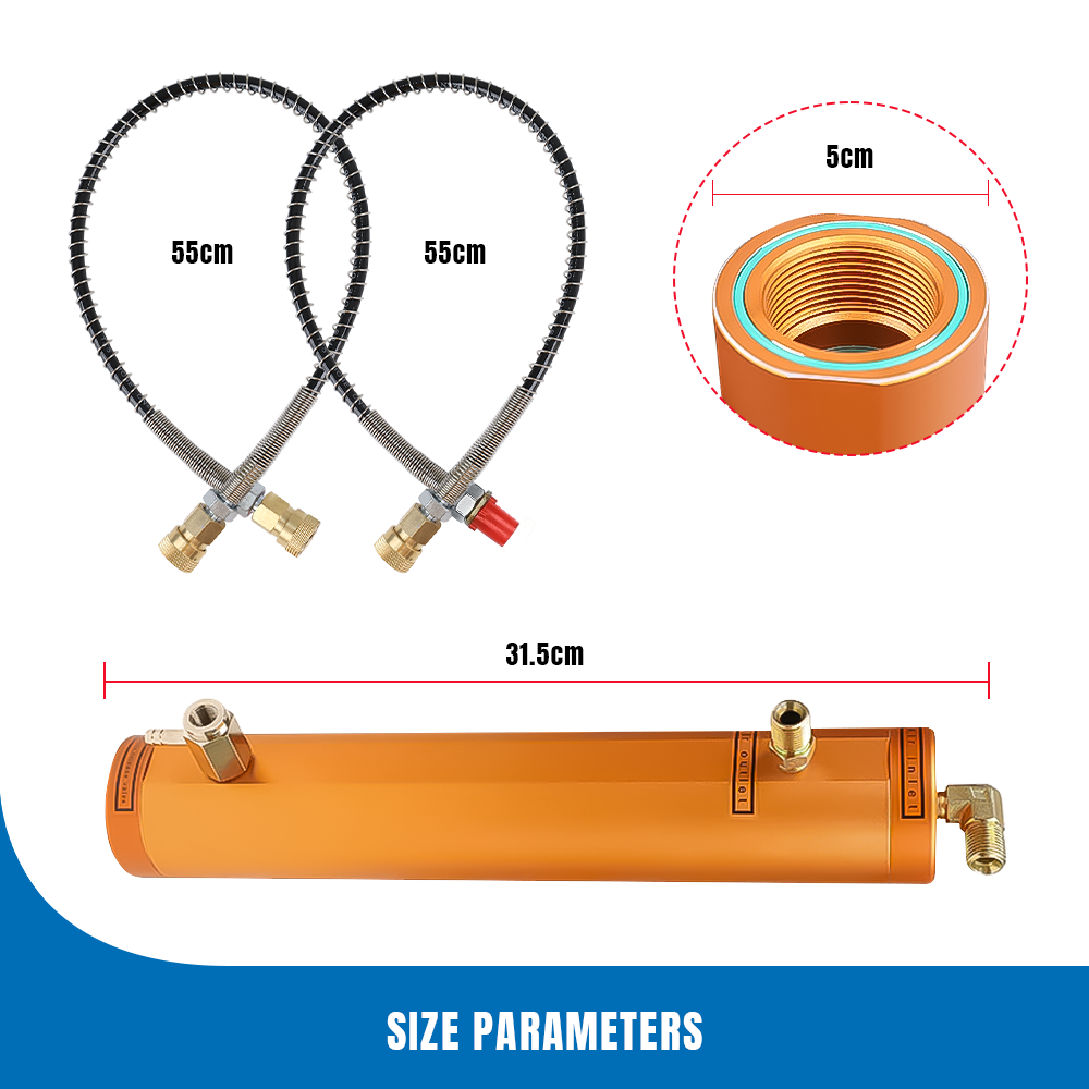 30MPA Oil Water Separator Air Compressor Filter PCP Compressor Pump 300BAR 2inch