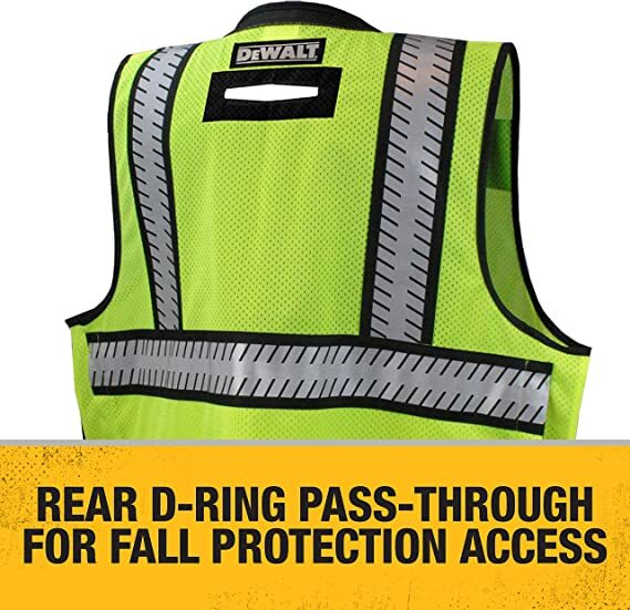 DEWALT DSV521 HEAVY DUTY Class 2 Heavy Duty Surveyor Vest