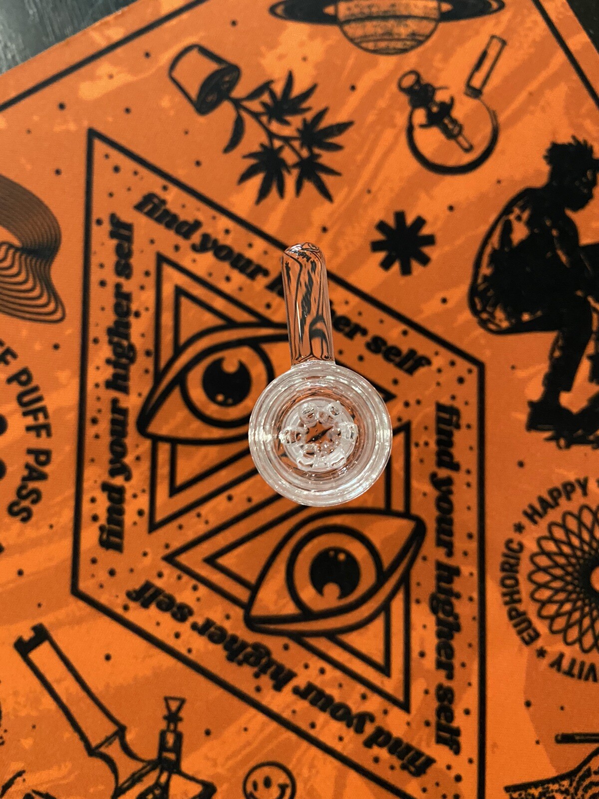 GRAV 14mm Male Octobowl w/ Built-in Glass Screen - Clear *SHIPS ASAP*