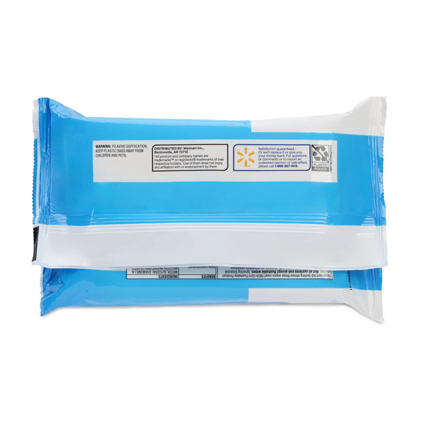 Equate Flushable Wet Wipes, Fresh Scent, 240 Wipes (5 Pack)