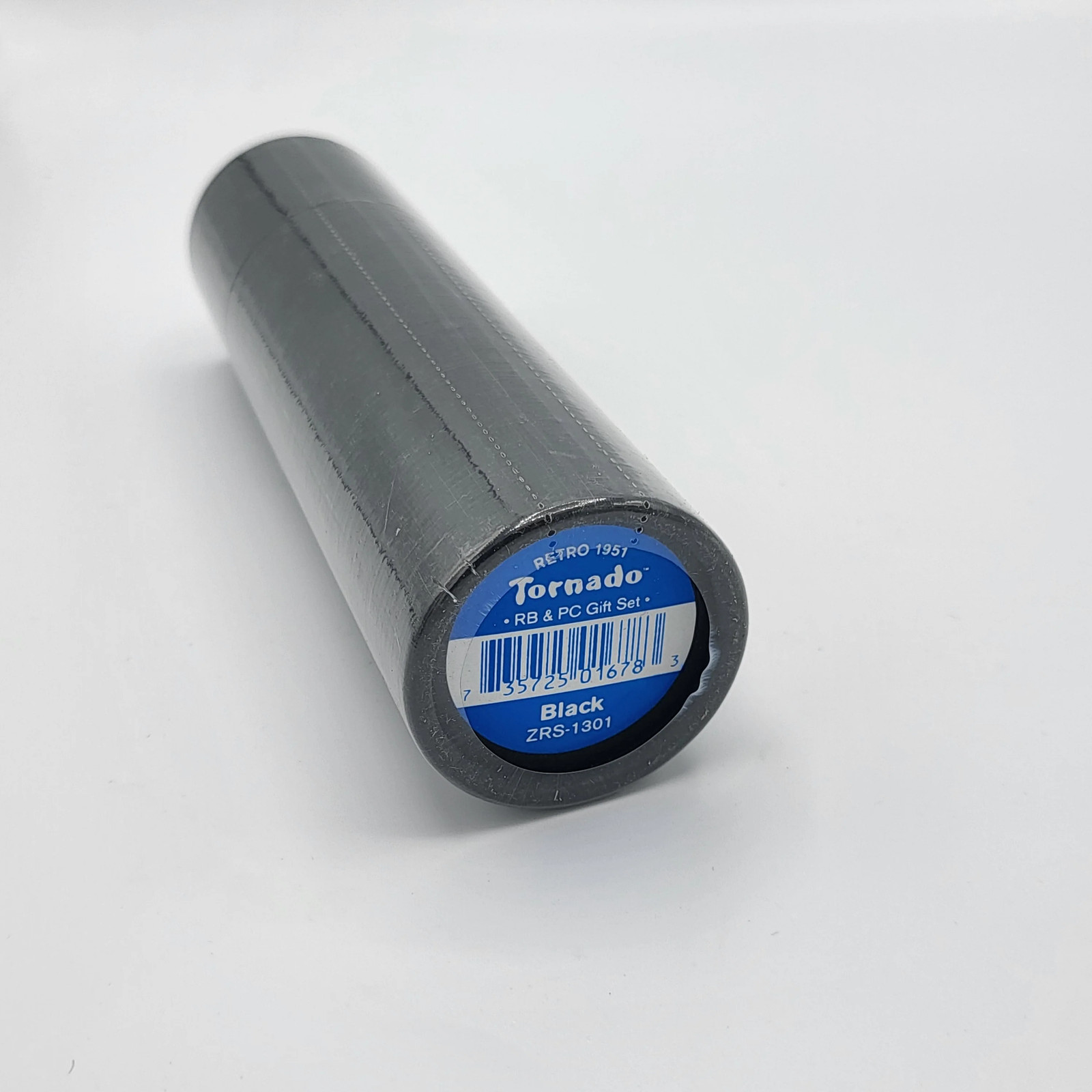 Retro 51 Tornado Black Lacquer Roller Ball/Pencil Set ZRS-1301K