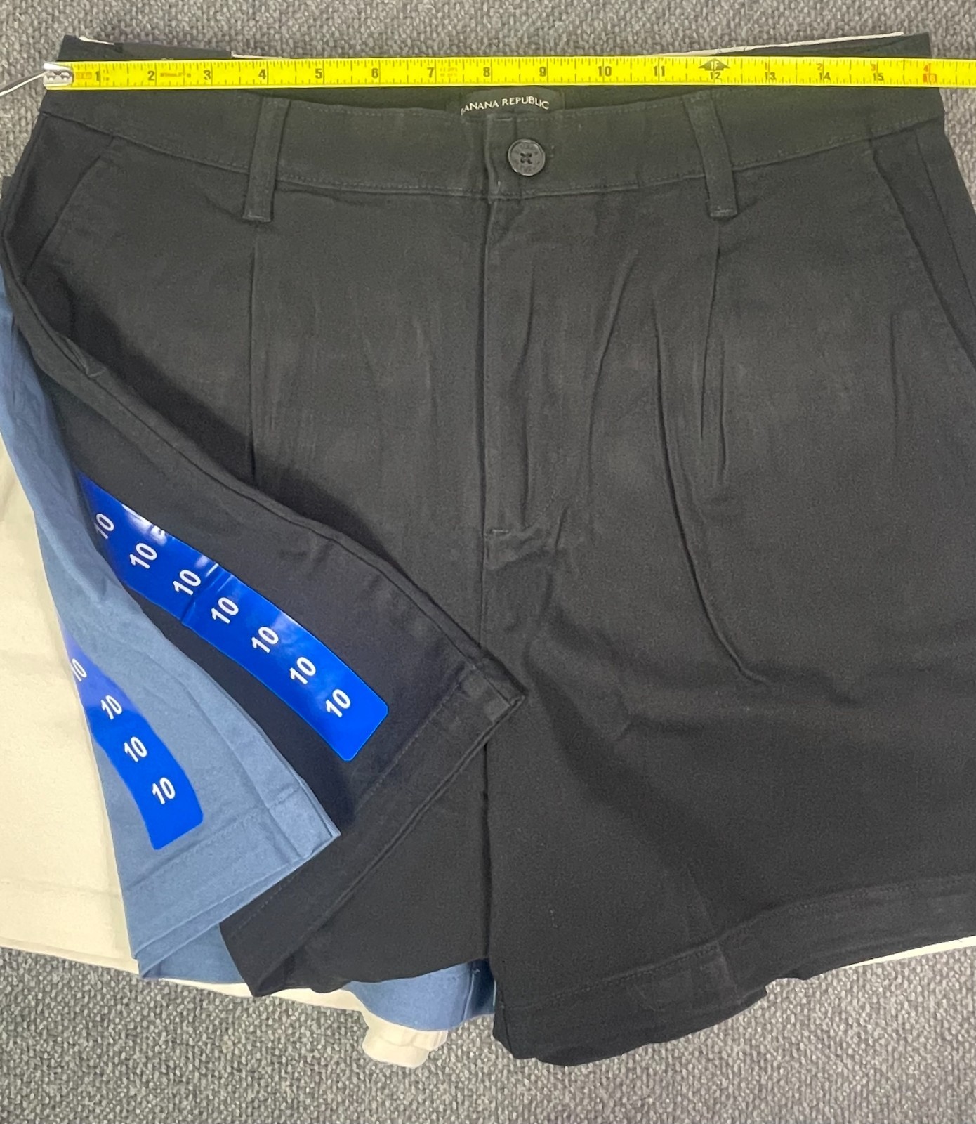 Banana Republic Women's Lot of 3 Pleated Shorts Black, Blue & Tan Pick Size NWT