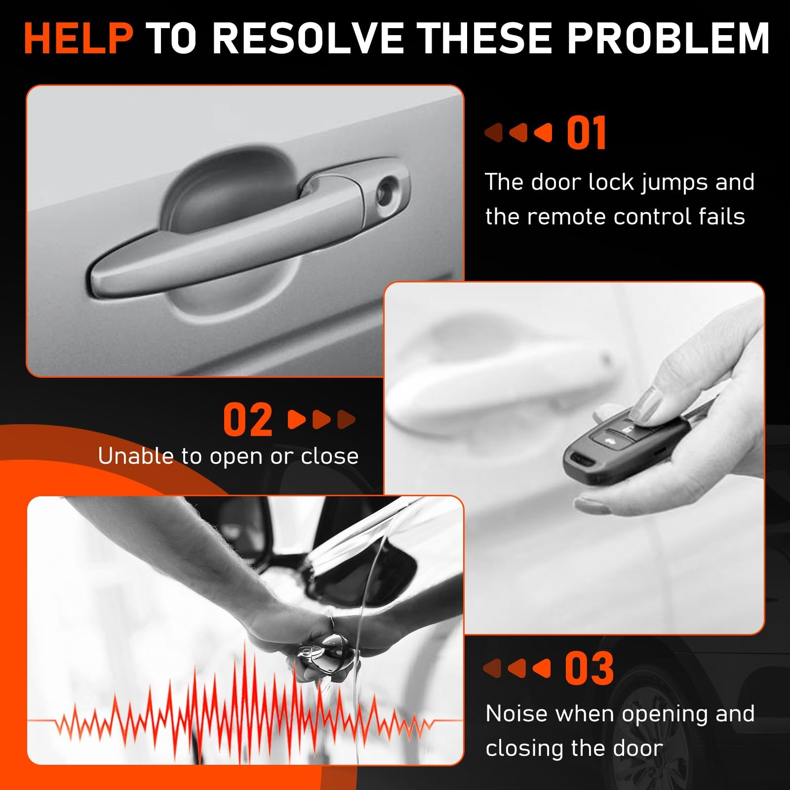 Door Lock Actuator,Front Left Driver Side Latch Assembly